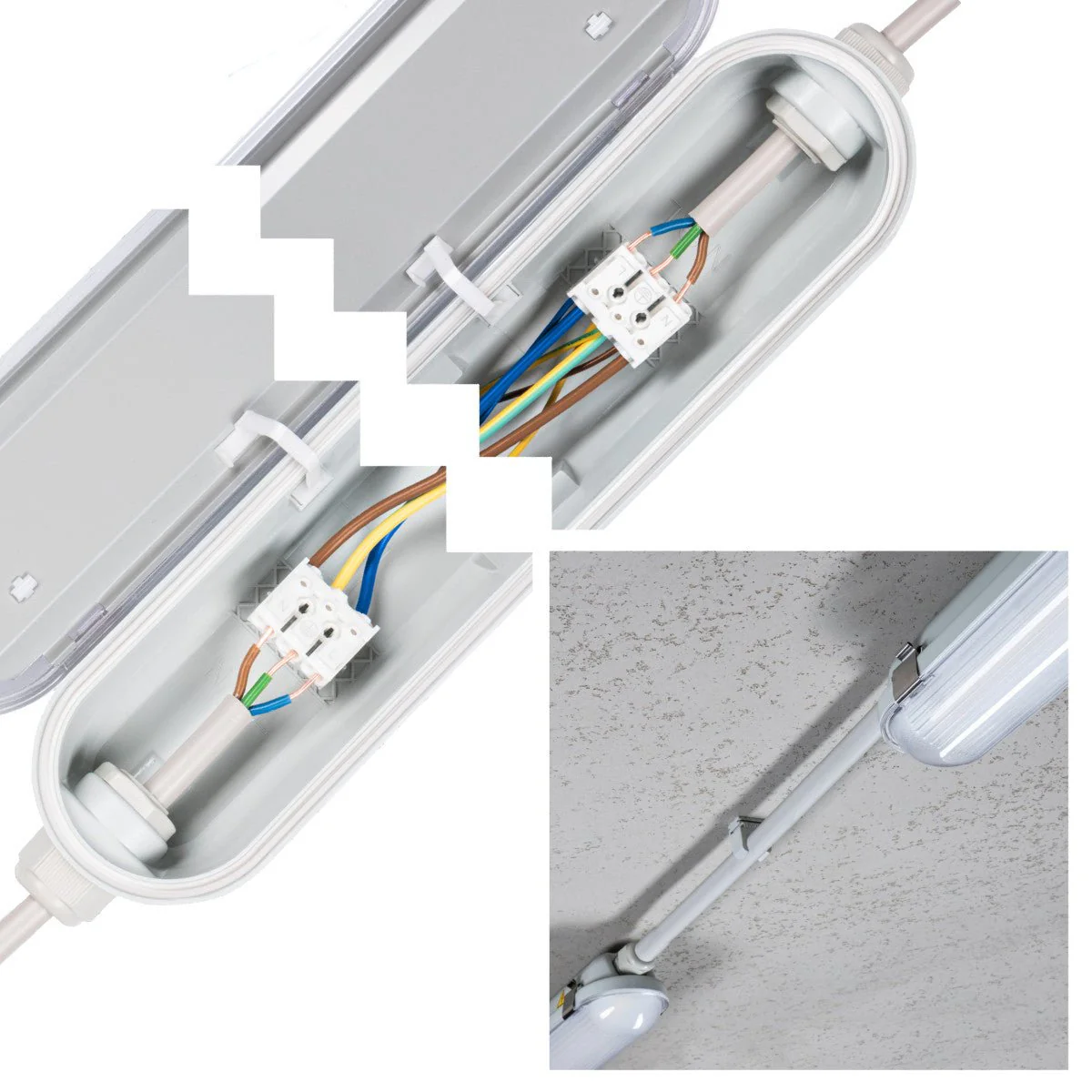 LED's Light Pro Philips TL Armatuur Strip 60 cm - Koppelbaar - Energielabel B - IP65 waterdicht - 2650 lm - 175lm/w - Image 7