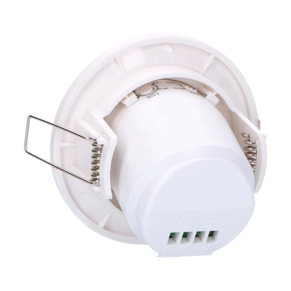 LED's Light Inbouw Bewegingsmelder - 0 tot 1200W - Detectiebereik van 8 meter - Image 4