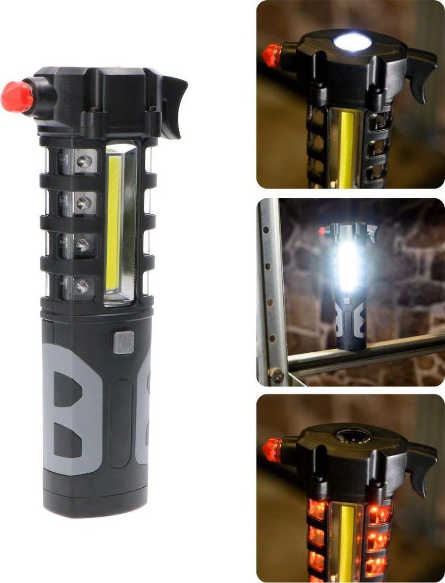 LED's Light 3-in-1 Noodverlichting - Ideaal voor in de auto - Oplaadbaar en draadloos - 2 lichtpunten - 300 Lumen - Image 6