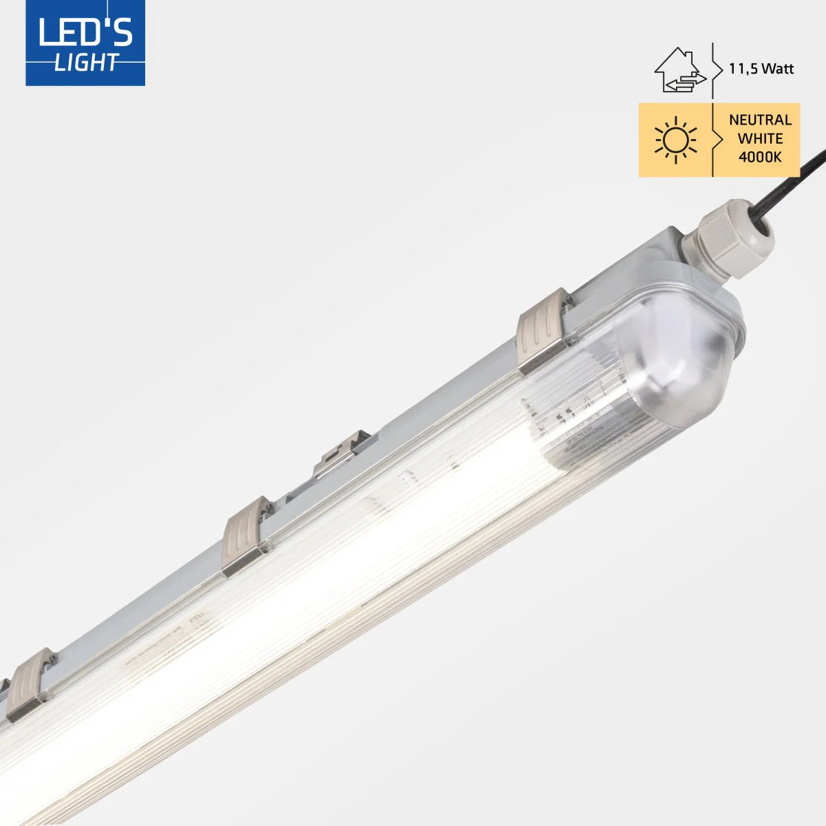 LED's Light Complete LED TL lamp met LED buis 120 cm - Binnen en buiten - 2130 lm - 1x11,5W - 4000K - High Efficiency - Energie Label B - Image 3