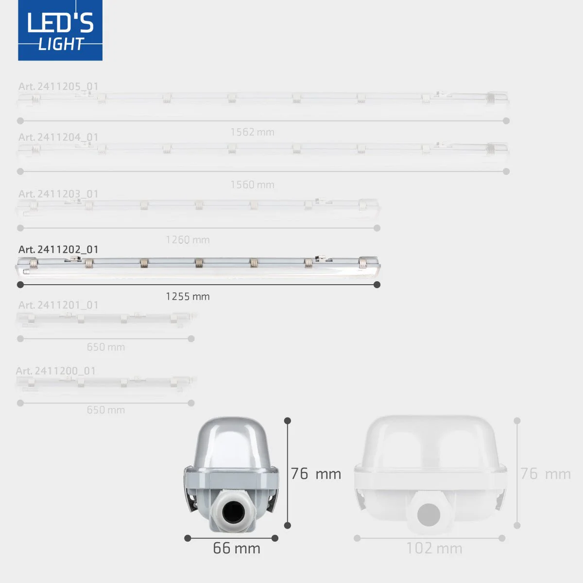 LED's Light Complete LED TL lamp met LED buis 120 cm - Binnen en buiten - 2130 lm - 1x11,5W - 4000K - High Efficiency - Energie Label B - Image 6