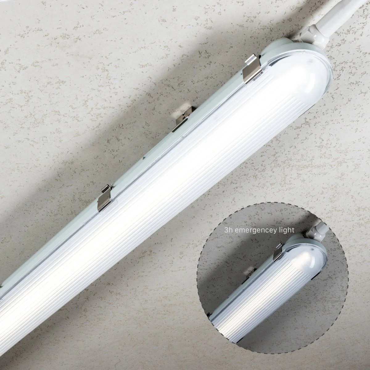 LED's Light PRO Philips LED TL armatuur 150 cm - Met noodaccu - 185lm/w - Energielabel B - 47W 7200lm 4000K - Image 3