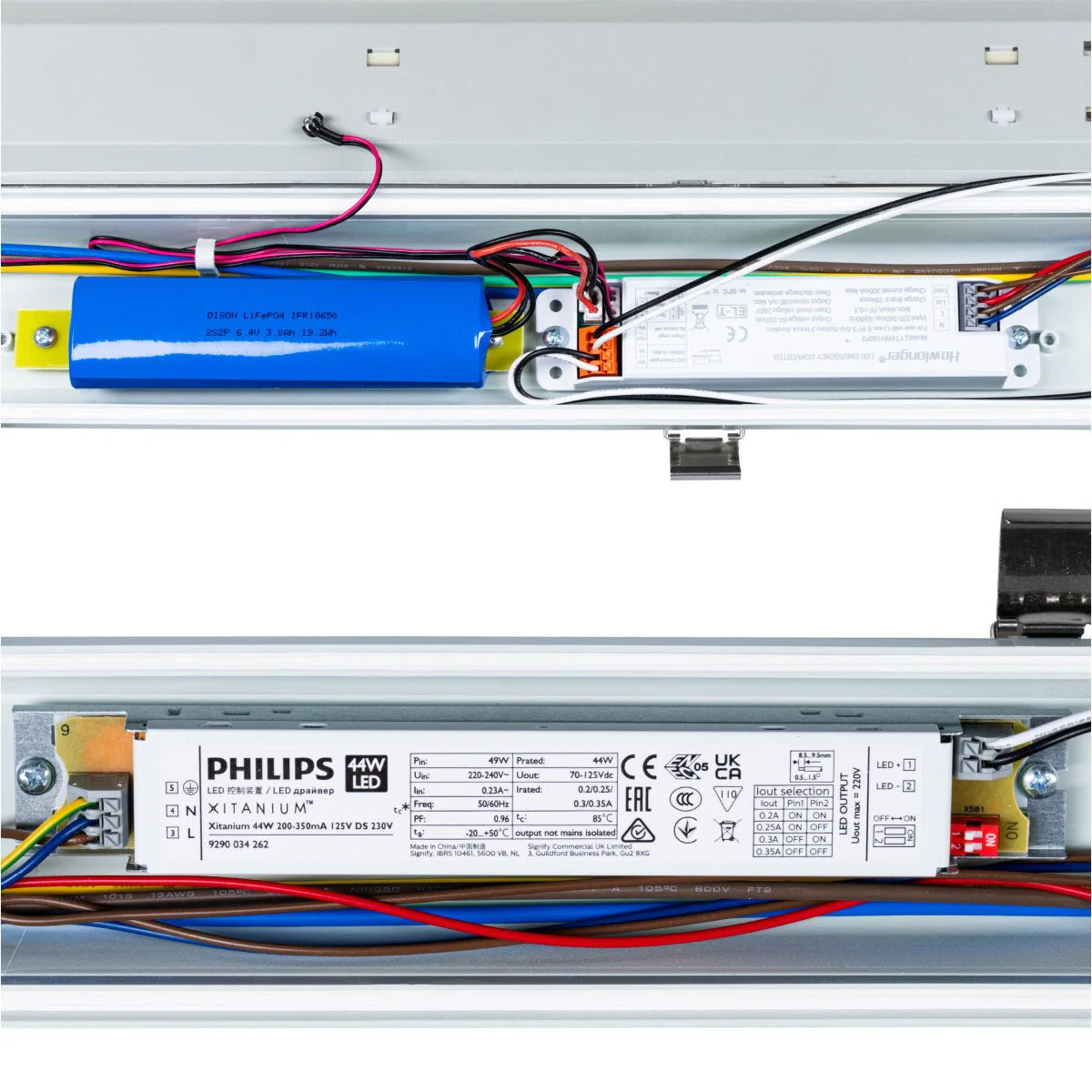 LED's Light PRO Philips LED TL armatuur 150 cm - Met noodaccu - 185lm/w - Energielabel B - 47W 7200lm 4000K - Image 7