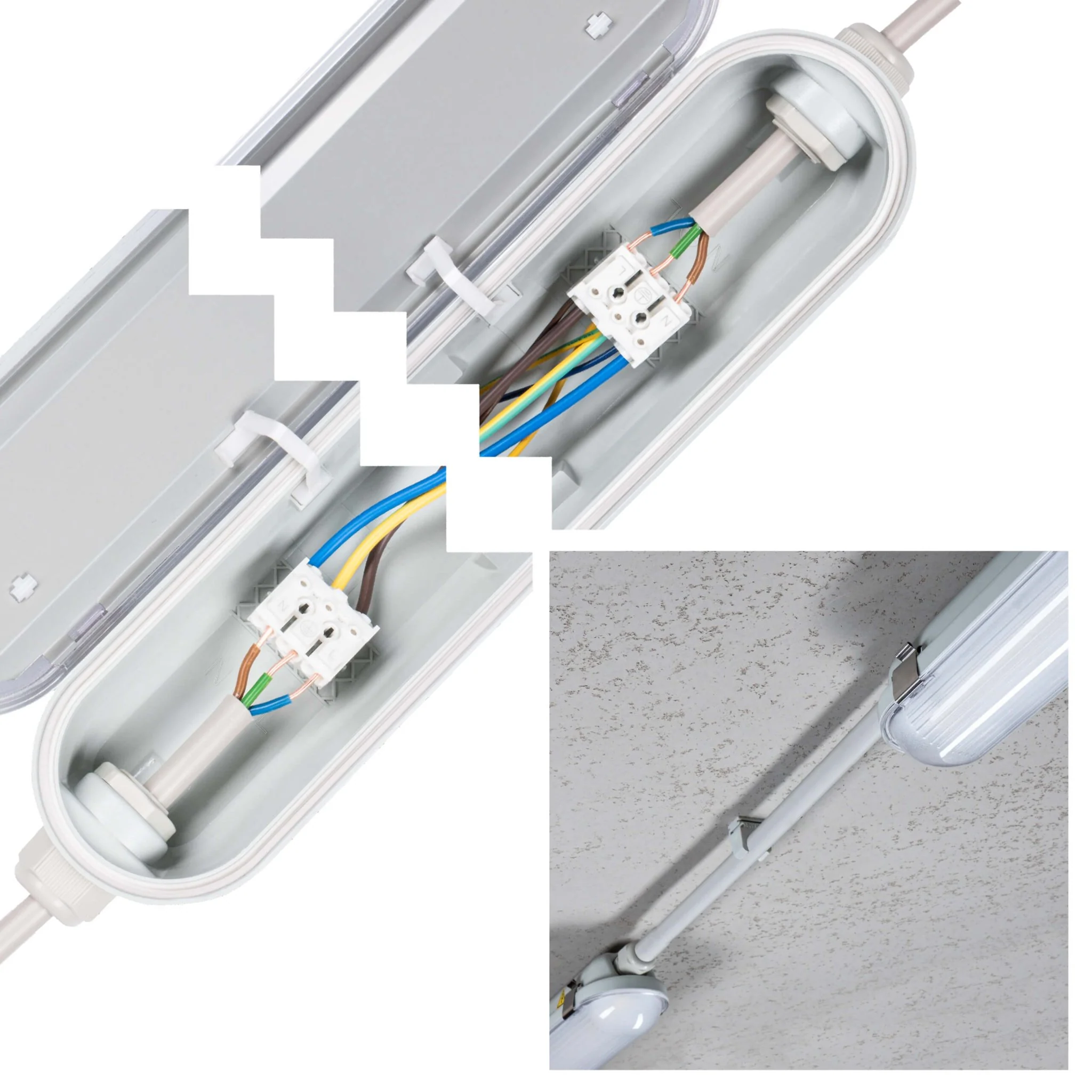 LED's Light Pro Philips Koppelbare TL armatuur 150 cm - 40W - Energielabel B - Dimbaar licht - 7200 lm - 180Lm/W - IP65 - 4000K - IK08 - Image 17