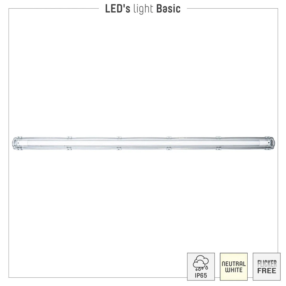 2 PACK - LED's Light Proventa TL Armatuur LED compleet 120 cm - Armatuur met LED Buis - Waterdicht - 2160lm - Image 8
