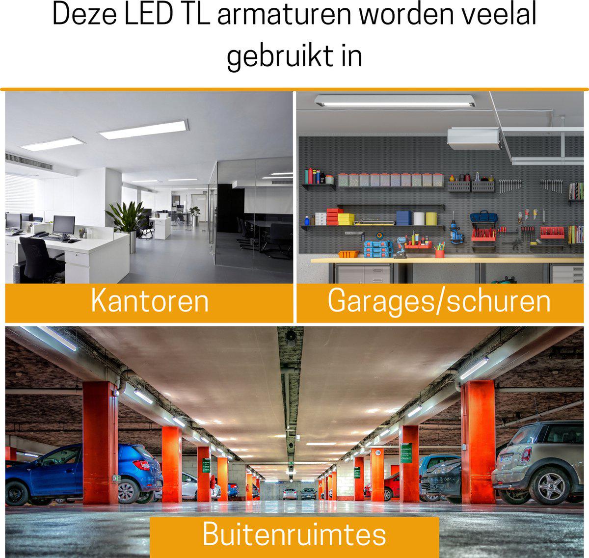 LED's Light Universele LED TL verlichting compleet 120 cm - voor binnen en buiten - 2500 lm - Image 9