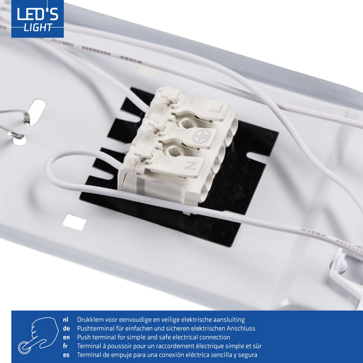 LED's Light Dubbele LED TL lamp 60 cm - compleet met LED buizen - Binnen en buiten - 2200 lm - 2x6W - 4000K - 185lm/w - Energielabel B - Image 4