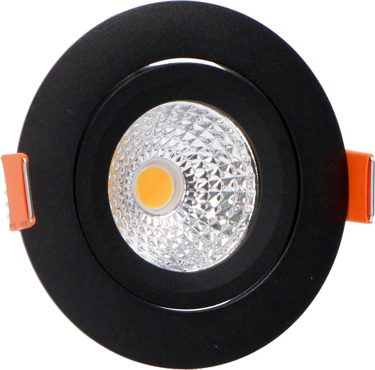 LED's Light Pro LED Inbouwspot Zwart - DimToWarm - Ø 68mm - Kantelbaar - Warm wit licht - CRI95- Dimbaar - Image 4
