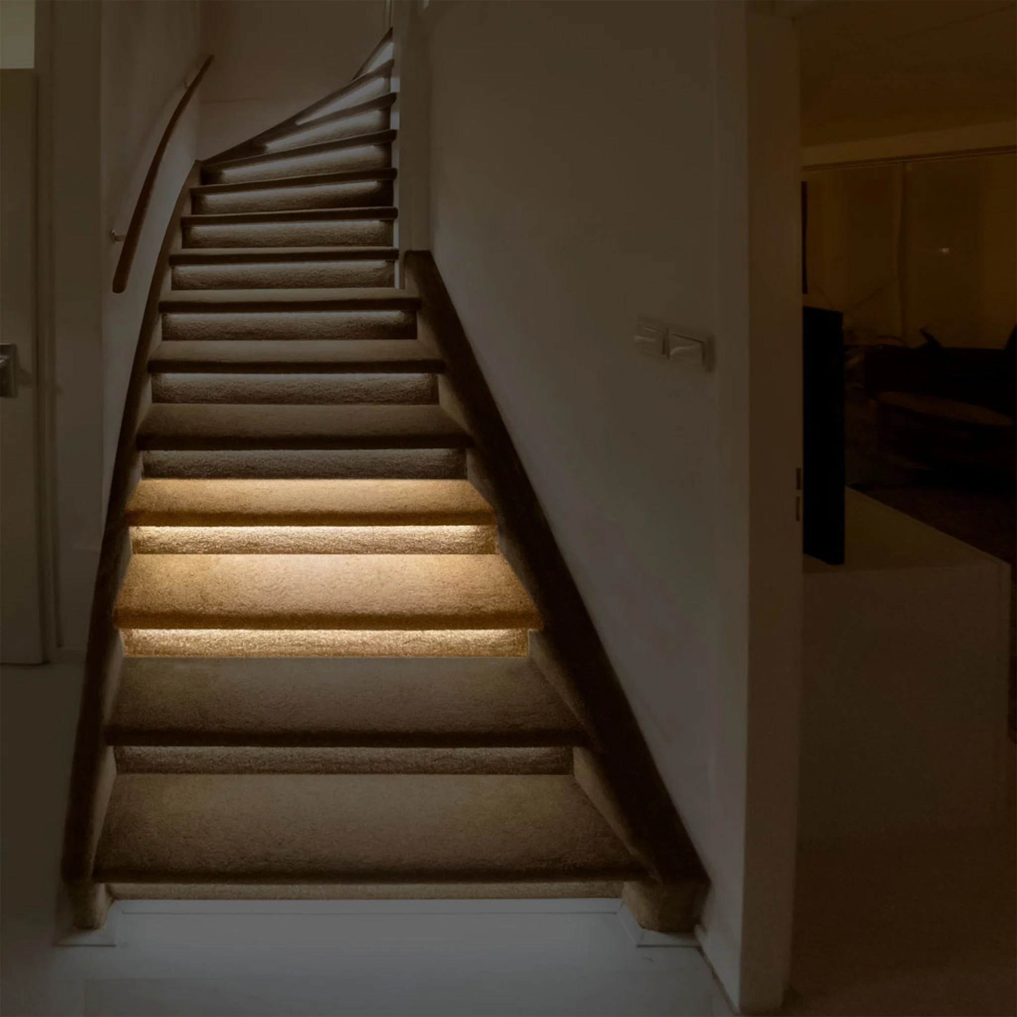 LED's Light 2 stuks losse LED Strips voor Trapverlichting set - Warm wit - Image 2