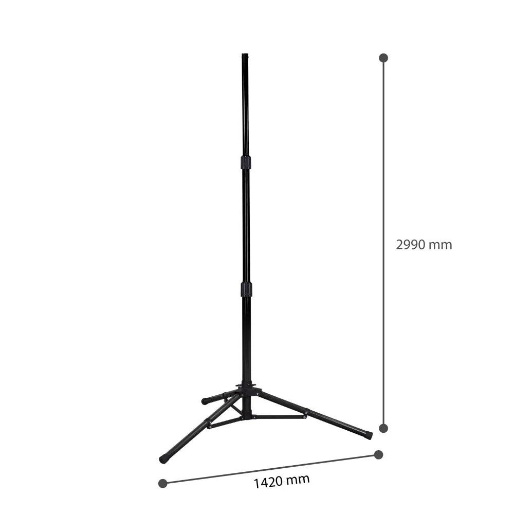 LED's Work Premium Tripod Accessoire - Statief - 1420mm 2990mm - Zwart - Image 4