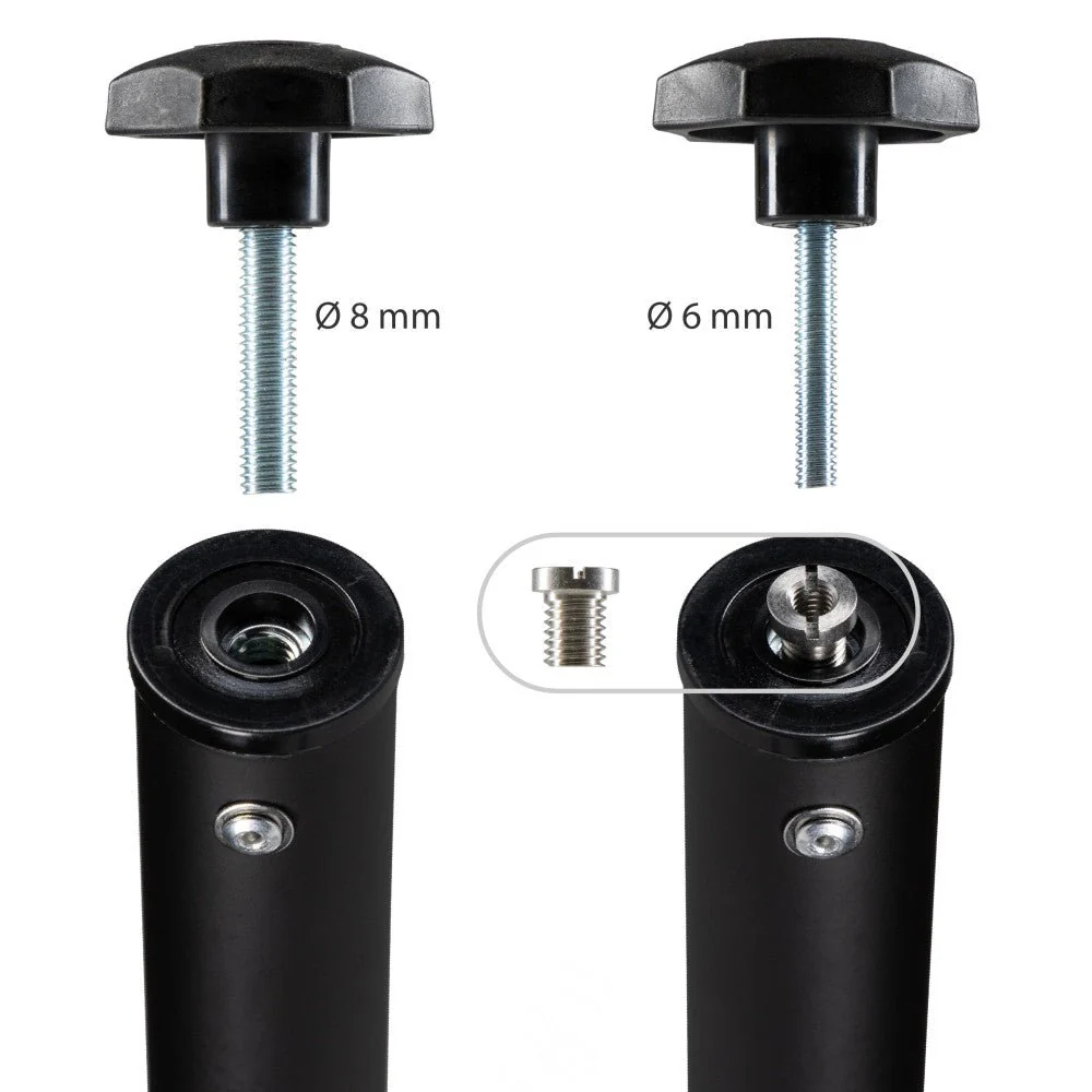 LED's Work Premium Tripod Accessoire - Statief - 1420mm 2990mm - Zwart - Image 9
