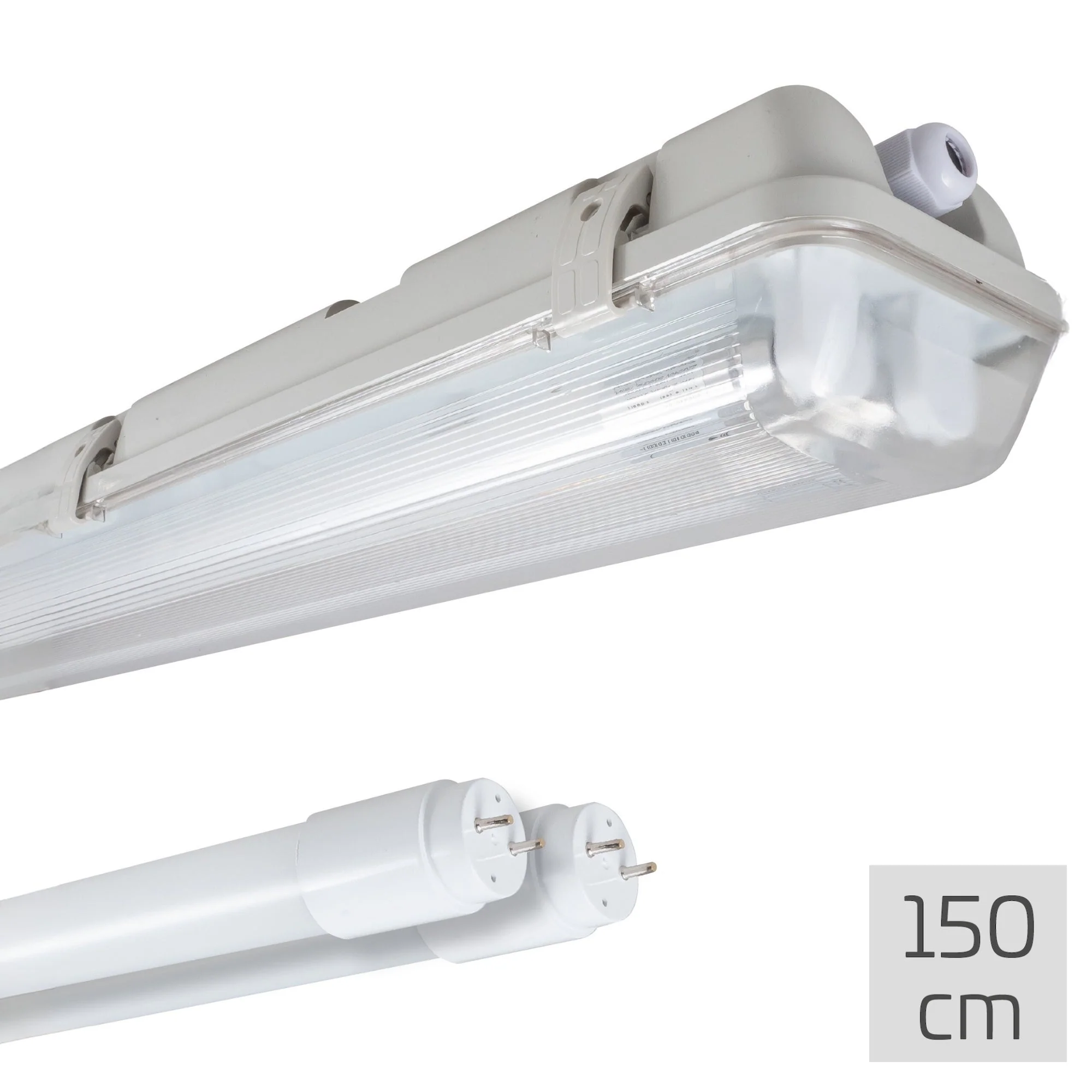 LED's Light Dubbele LED TL lamp 150 cm - compleet met LED buizen - Binnen en buiten - 6120 lm - 2x16.5W - 4000K - 185lm/w - Energielabel B - Image 3