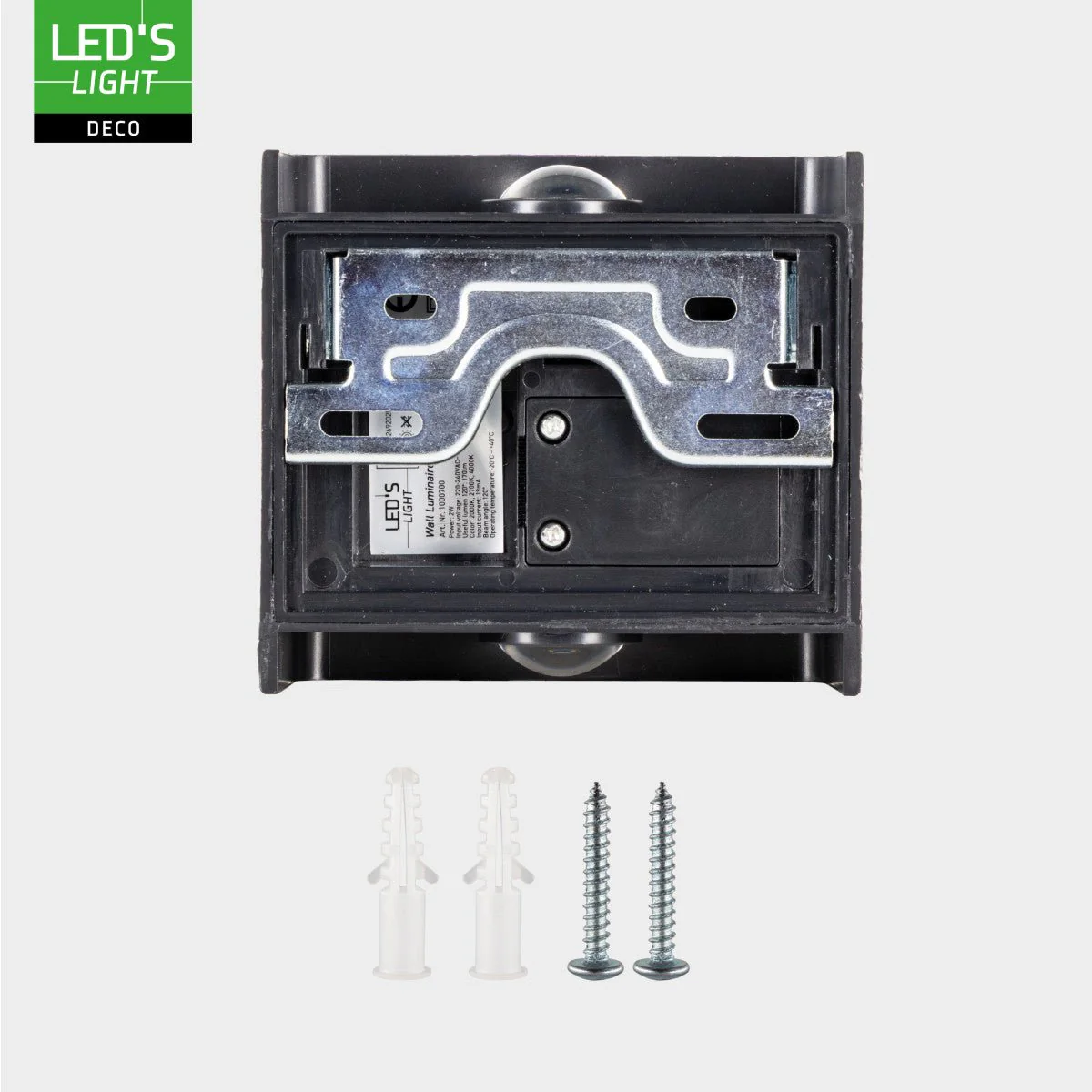 Buitenlamp met Lichtbron - Wandarmatuur - 170lm 2000K/2700K/4000K - Zwart - IP65 - Image 9