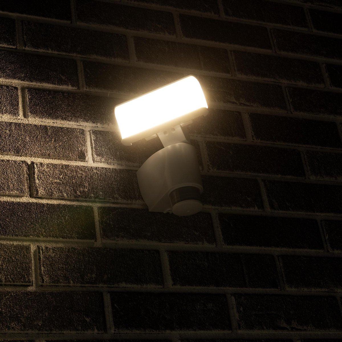 LED Buitenlamp met bewegingssensor - Licht volgt beweging - Kantelbaar - IP44 - Wit - Image 3