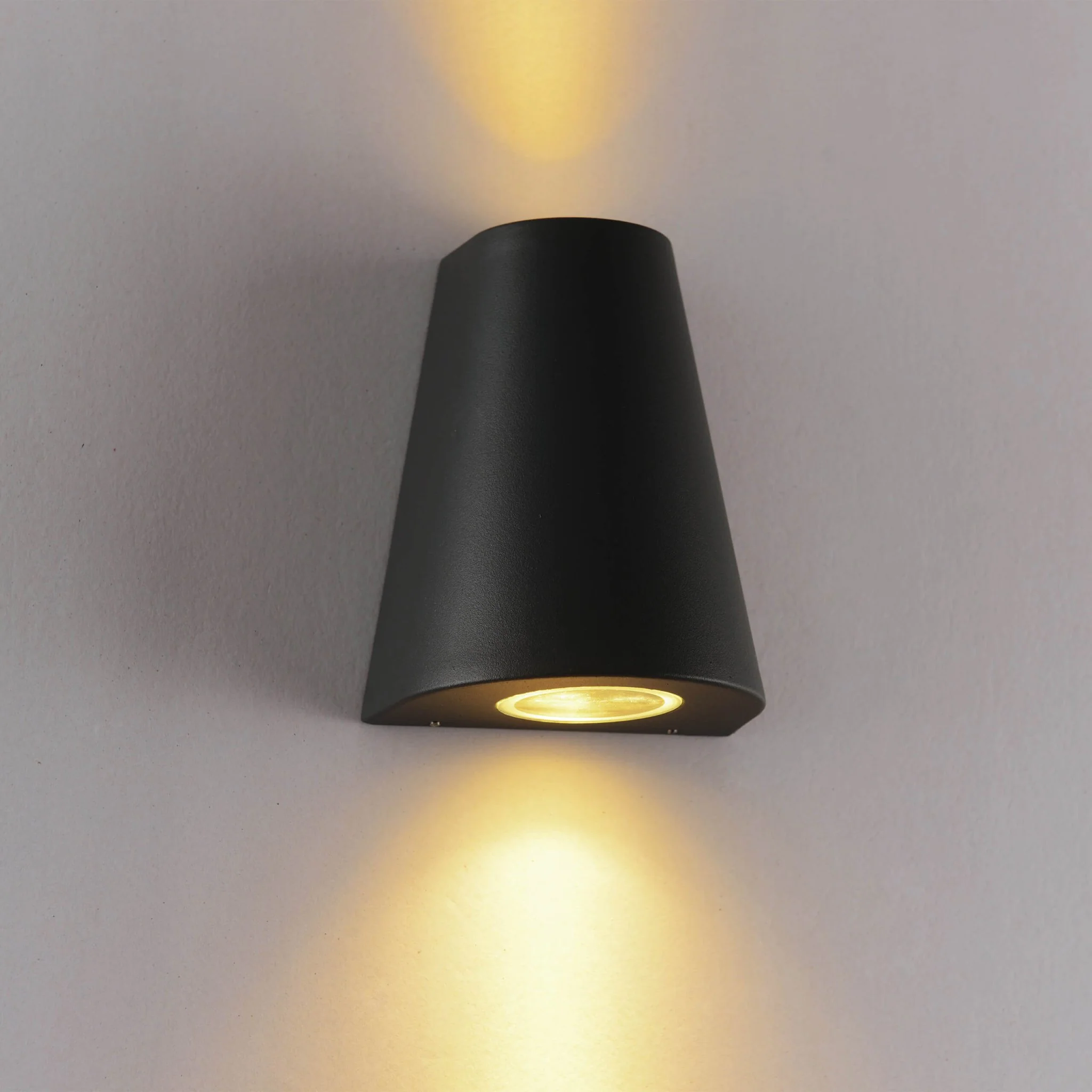 LED's Light LED Wandlamp Buiten - Vaas met 2 lichtpunten - Model Como - IP44 - Antraciet - Image 5