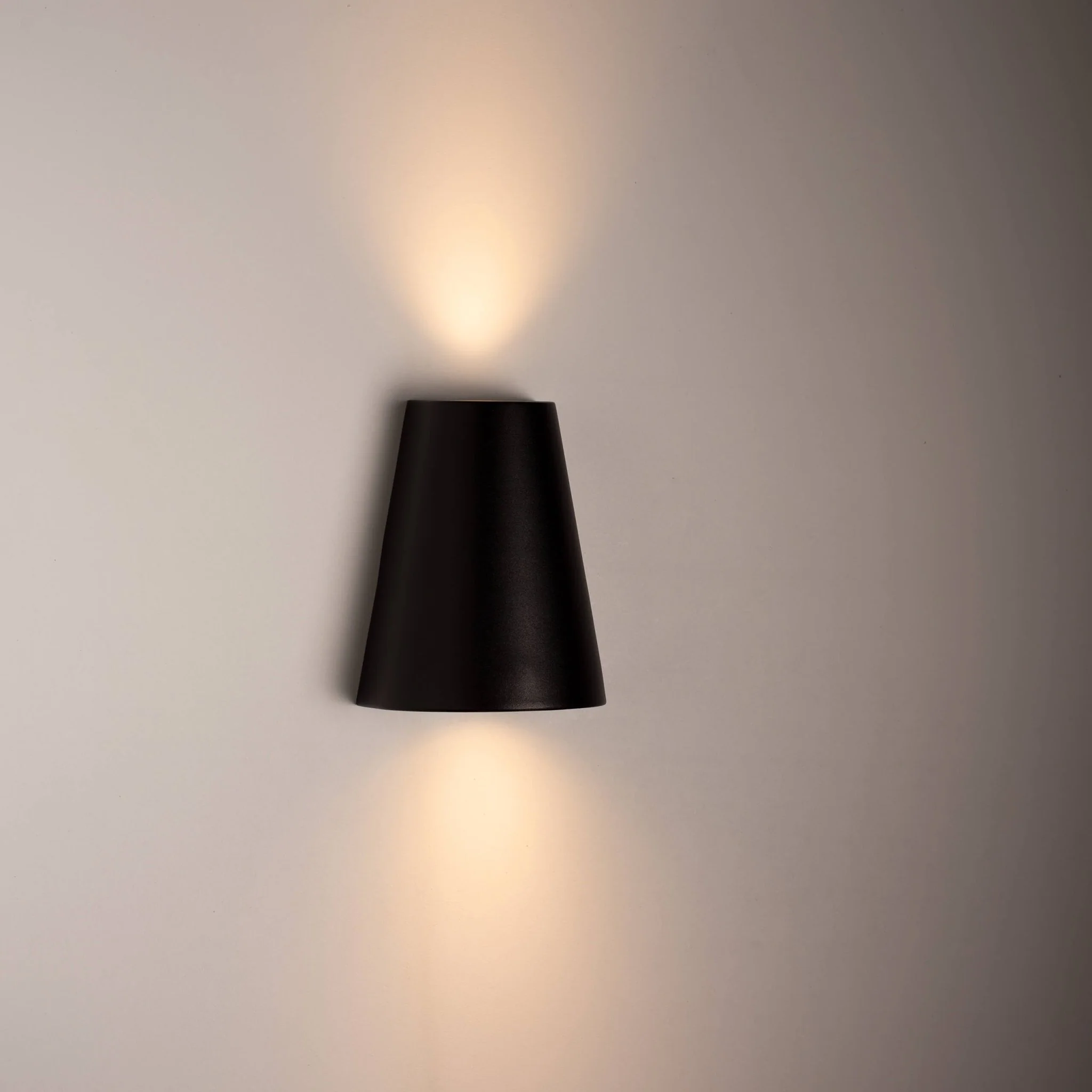 LED's Light LED Wandlamp Buiten - Vaas met 2 lichtpunten - Model Como - IP44 - Antraciet - Image 6