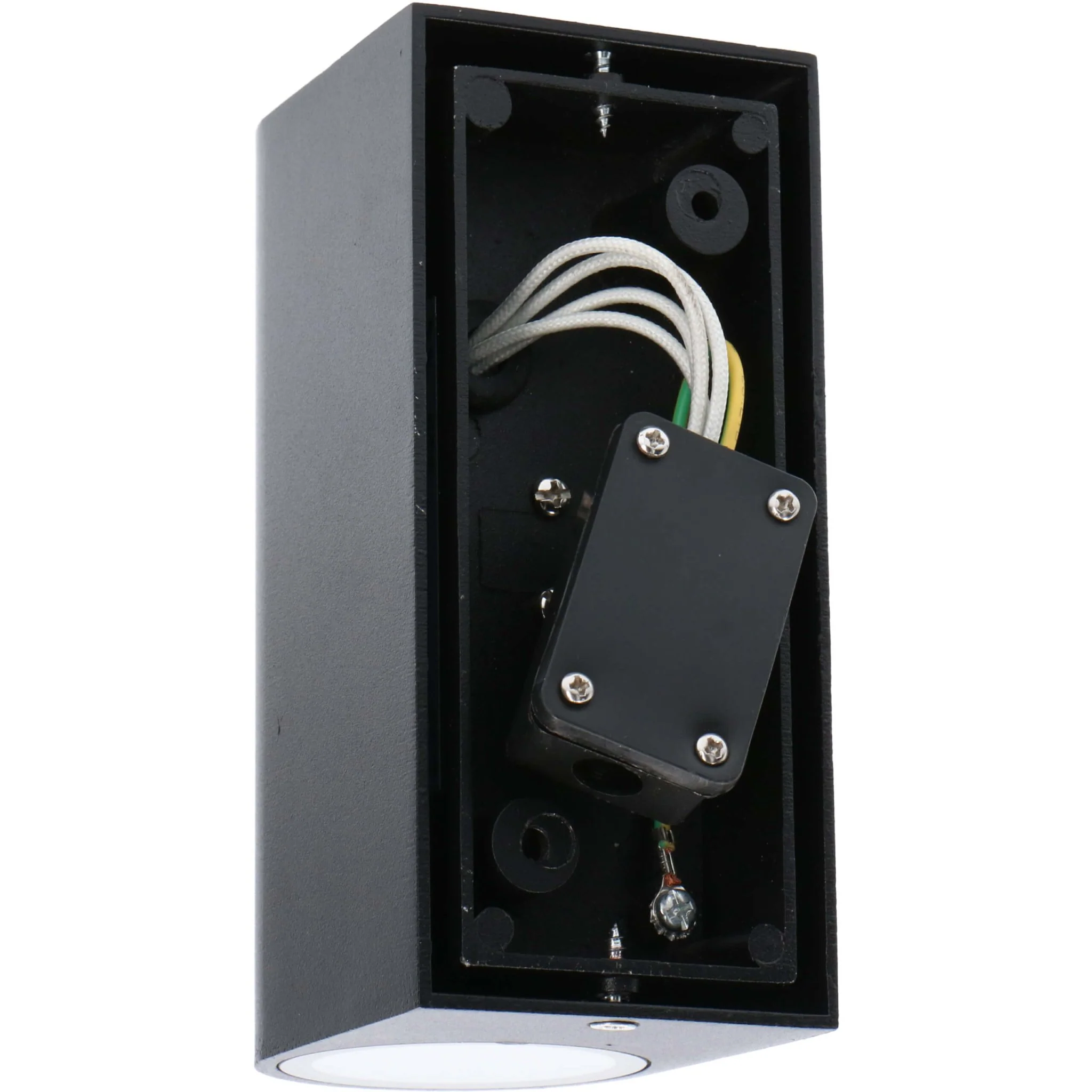 LED's Light LED Wandlamp buiten - Cilinder met 2 x GU10 fitting - Model Sapri - IP44 - Zwart - Image 11