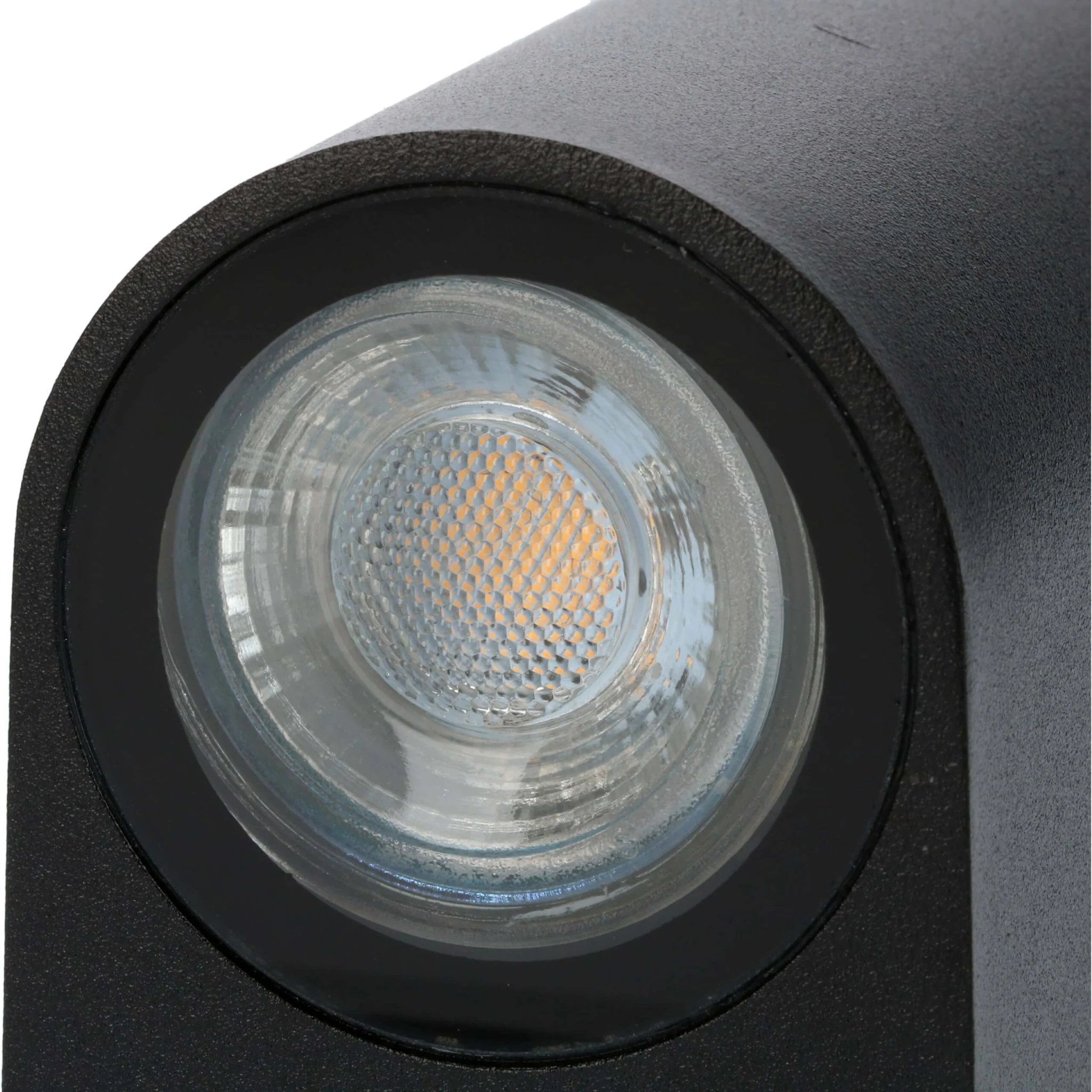 LED's Light LED Wandlamp buiten - Cilinder met 2 x GU10 fitting - Model Sapri - IP44 - Zwart - Image 6