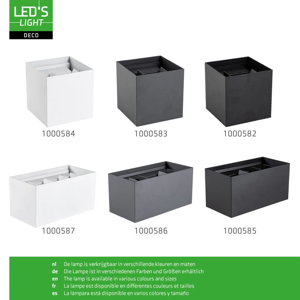 Lumo Cube Wit - Wandarmatuur zonder lichtbron - Excl 1xG9 - IP65 - Image 11