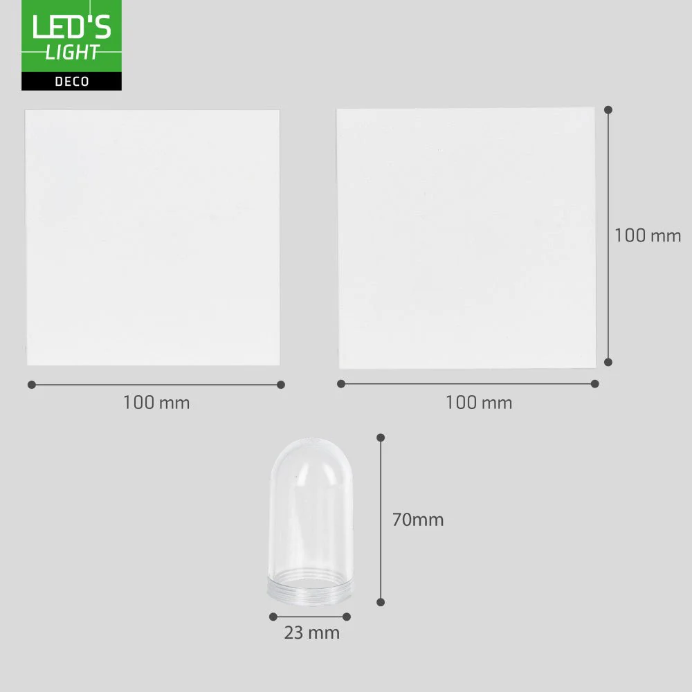Lumo Cube Wit - Wandarmatuur zonder lichtbron - Excl 1xG9 - IP65 - Image 8