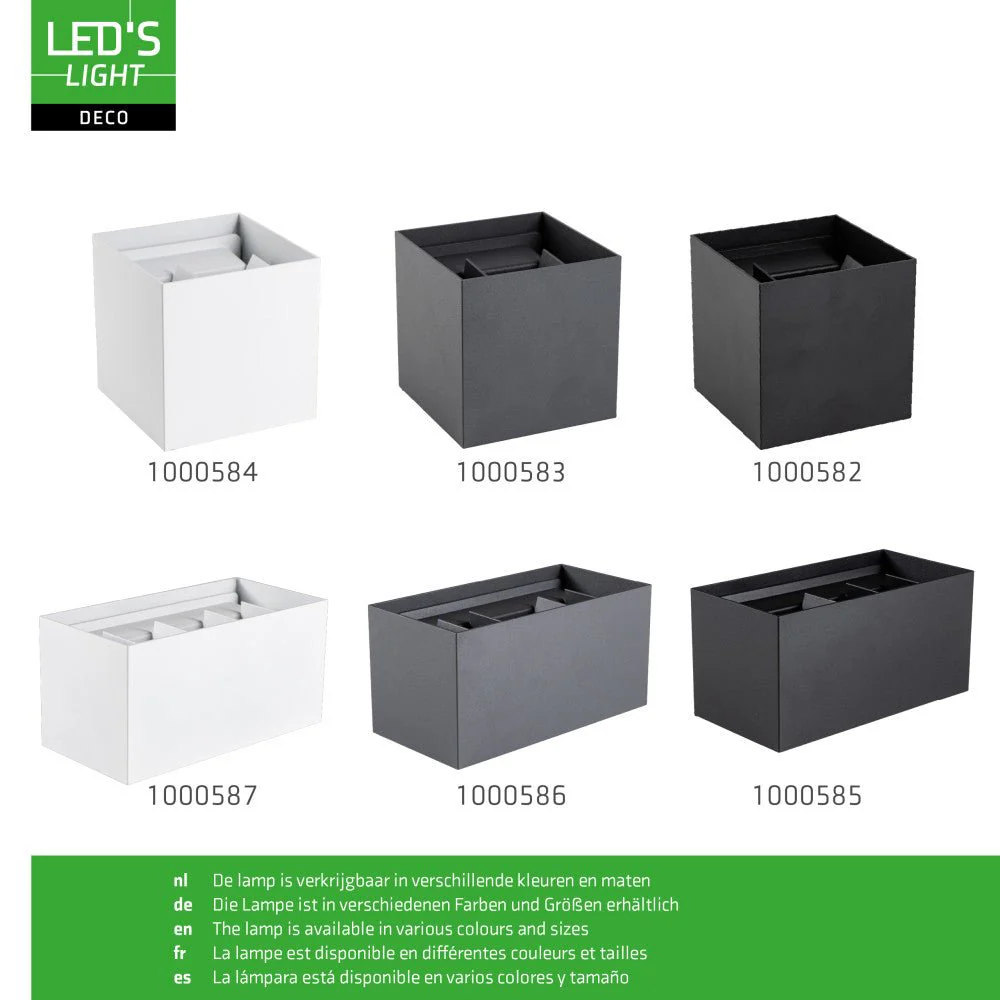 Lumo Cube Zwart - Wandarmatuur zonder lichtbron - Excl 1xG9 - IP65 - Image 11