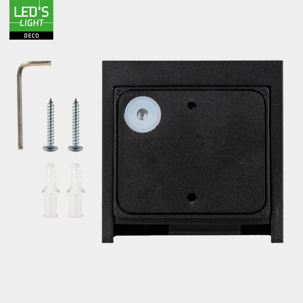 Lumo Cube Zwart - Wandarmatuur zonder lichtbron - Excl 1xG9 - IP65 - Image 8