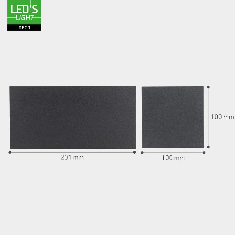 Lumo Recta Antraciet - Wandarmatuur zonder lichtbron - Excl 2xG9 - IP65 - Image 7
