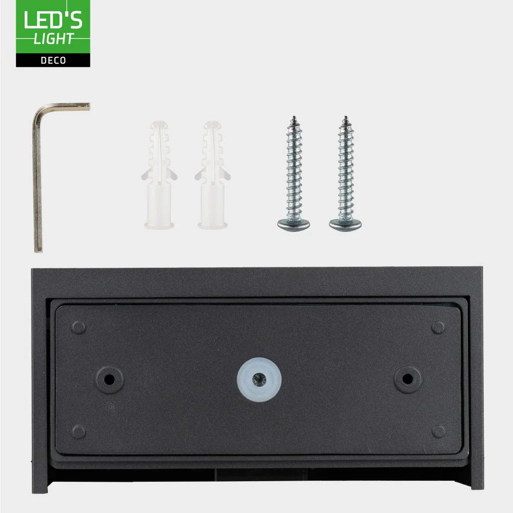 Lumo Recta Antraciet - Wandarmatuur zonder lichtbron - Excl 2xG9 - IP65 - Image 8
