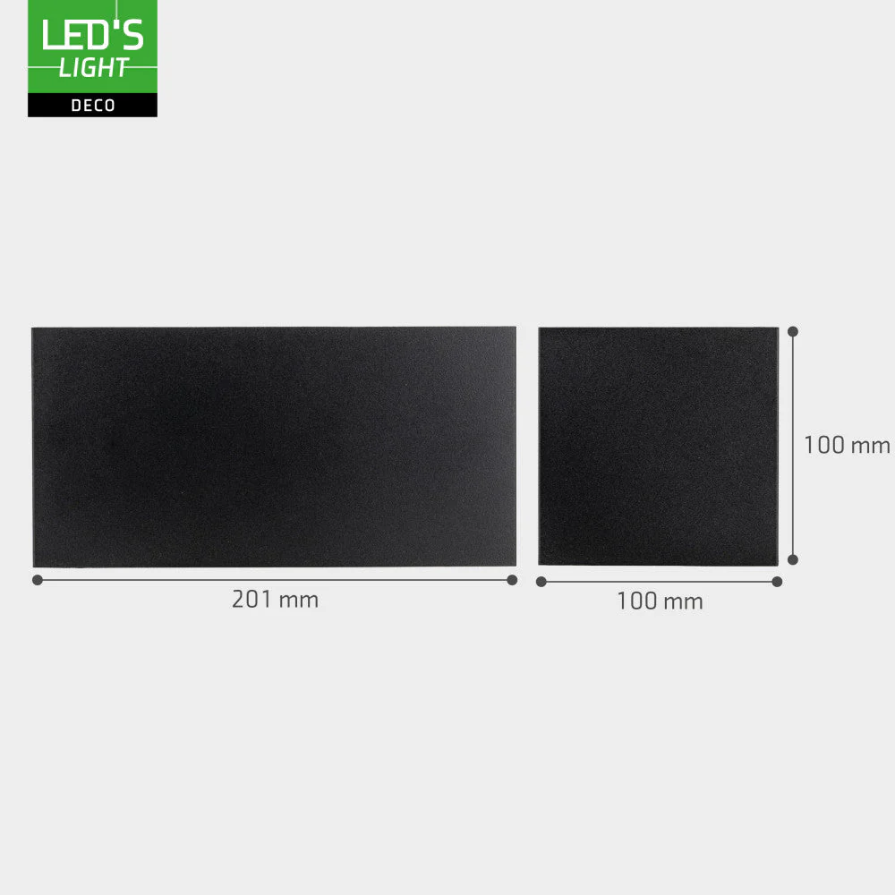Lumo Recta Zwart - Wandarmatuur zonder lichtbron - Excl 2xG9 - IP65 - Image 7