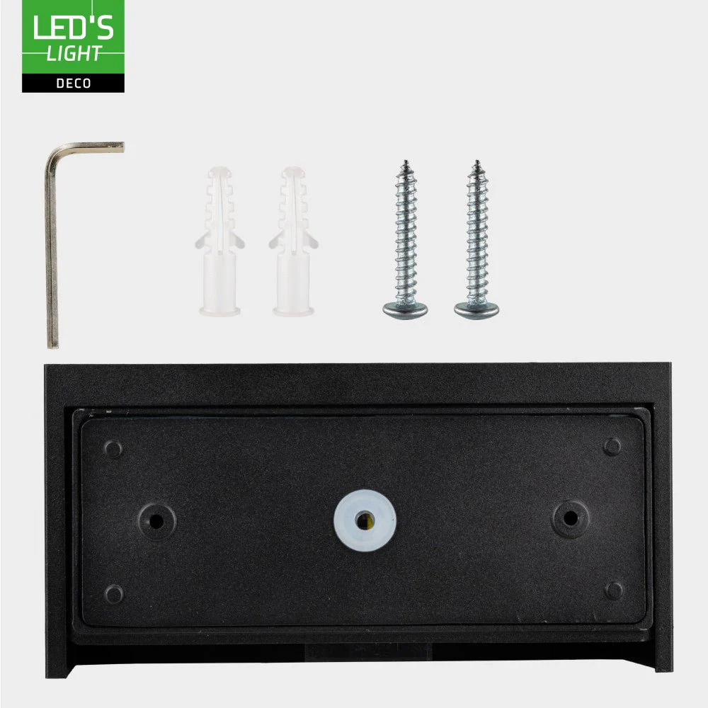 Lumo Recta Zwart - Wandarmatuur zonder lichtbron - Excl 2xG9 - IP65 - Image 8