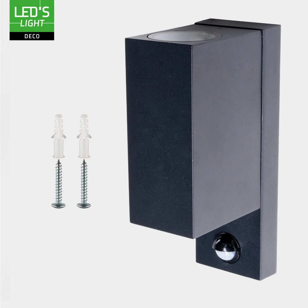 NØRD Up&Down Sensor - Aluminum - Wandarmatuur - 2xGU10 - Zwart - Image 5
