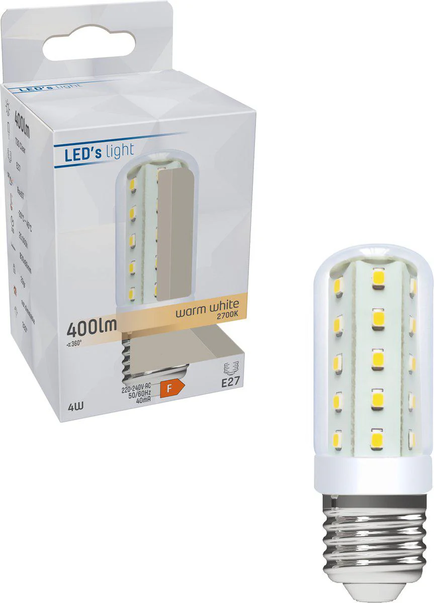 ColorPro LED Lamp E14 - T30 Buis - Kleurweergave index 97 - Warm wit - 4W (35W) - Image 3