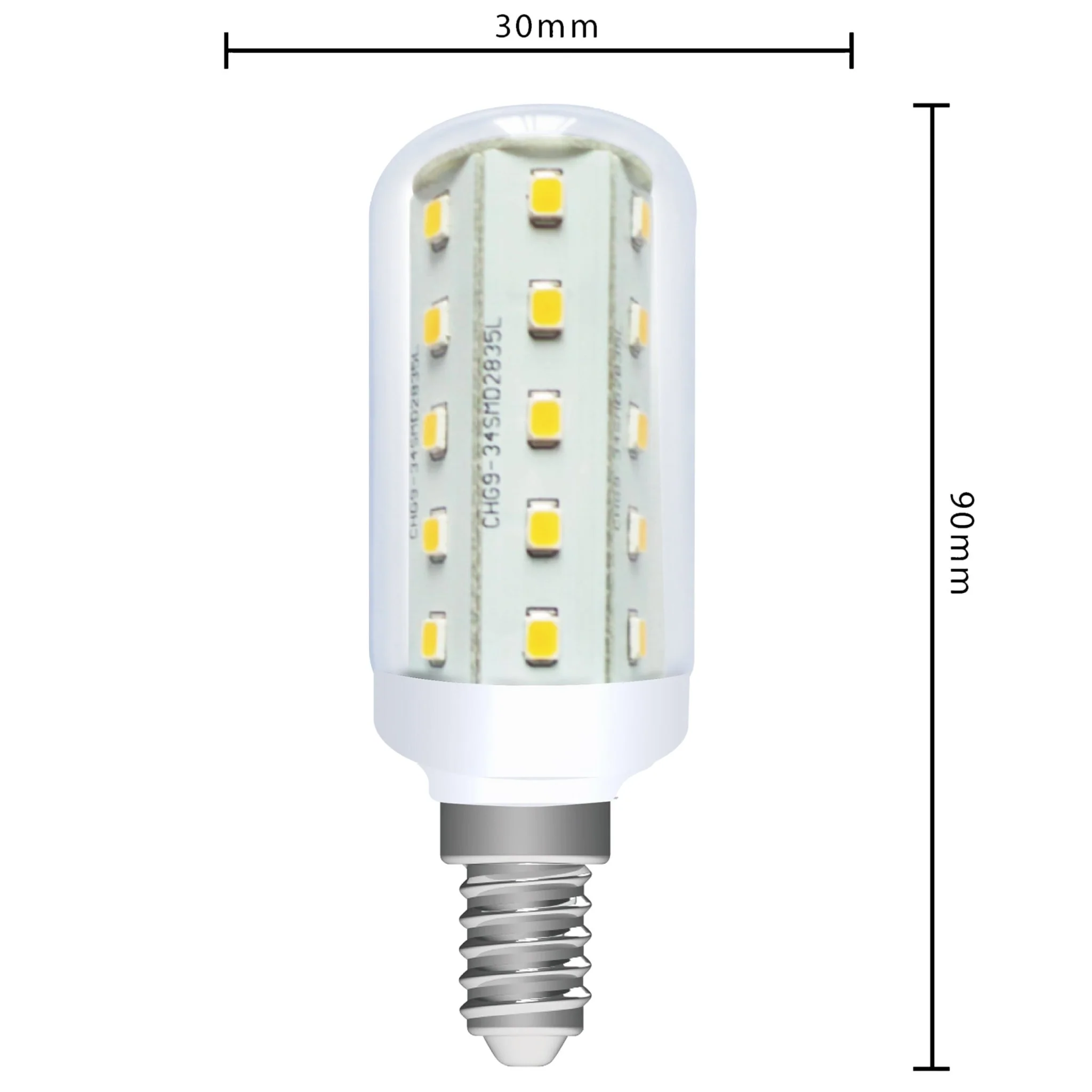 ColorPro LED Lamp E14 - T30 Buis - Kleurweergave index 97 - Warm wit - 4W (35W) - Image 5
