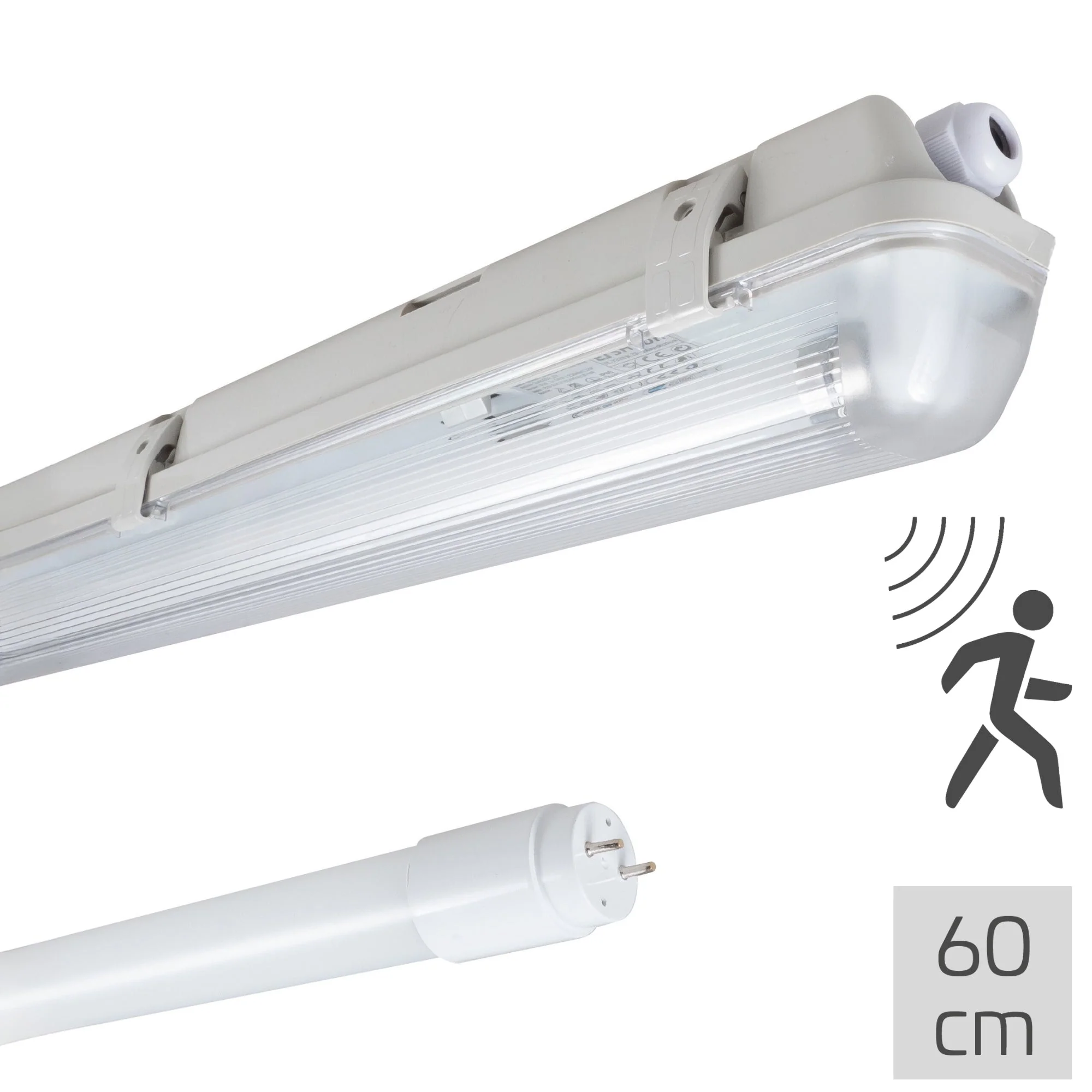 LED's Light LED TL verlichting met sensor 60 cm - Bewegingssensor en nachtsensor - Waterdicht - 1100 lm - Image 4