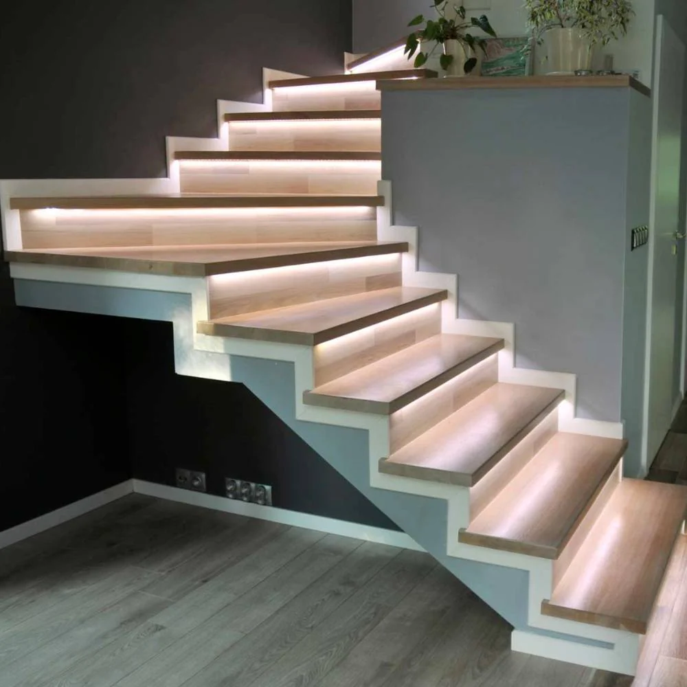 LED's Light Complete LED Trapverlichting Set - 15 treden x 80 cm - Lengte aanpasbaar - Warm wit licht - Image 3