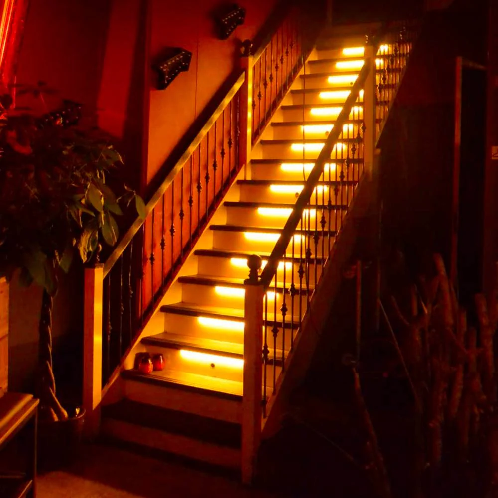LED's Light Complete LED Trapverlichting Set - 15 treden x 80 cm - Lengte aanpasbaar - Warm wit licht - Image 5