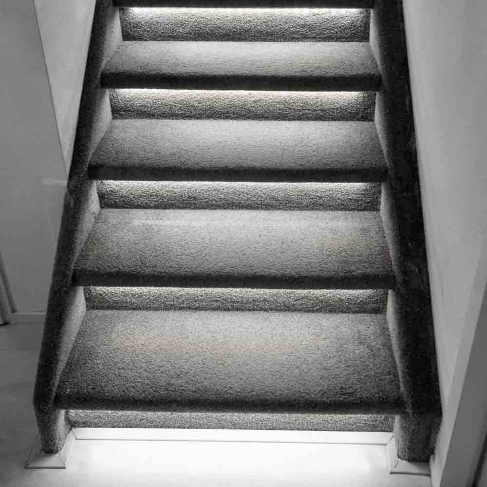 LED's Light Complete LED Trapverlichting set - 15 treden x 80 cm - Lengte aanpasbaar - Koud wit licht - Image 6