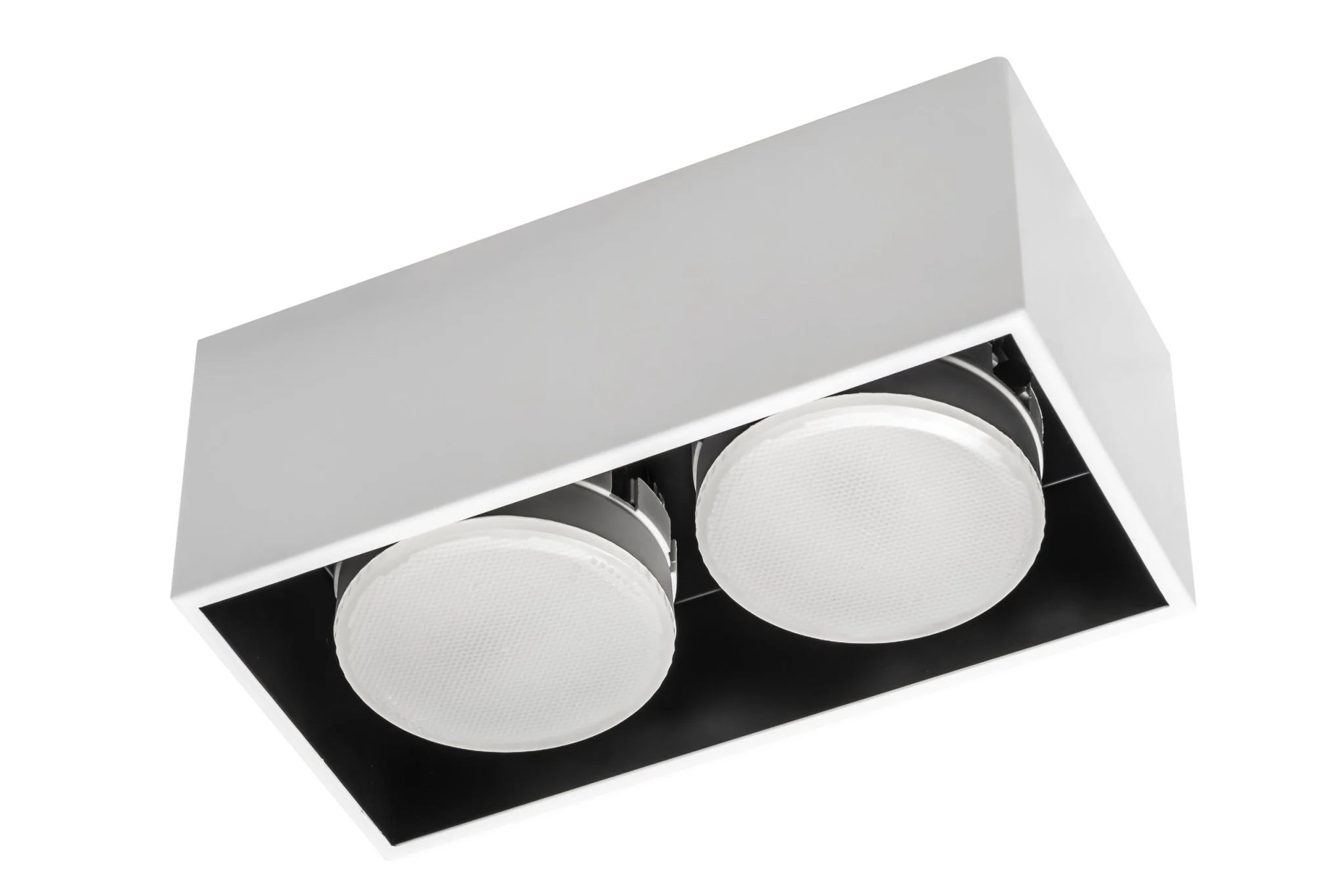 LED's Light Cube LED Plafondlamp - 2 lichtpunten - Draaibaar licht - Staal - 20 x 8 cm - Wit - Image 5