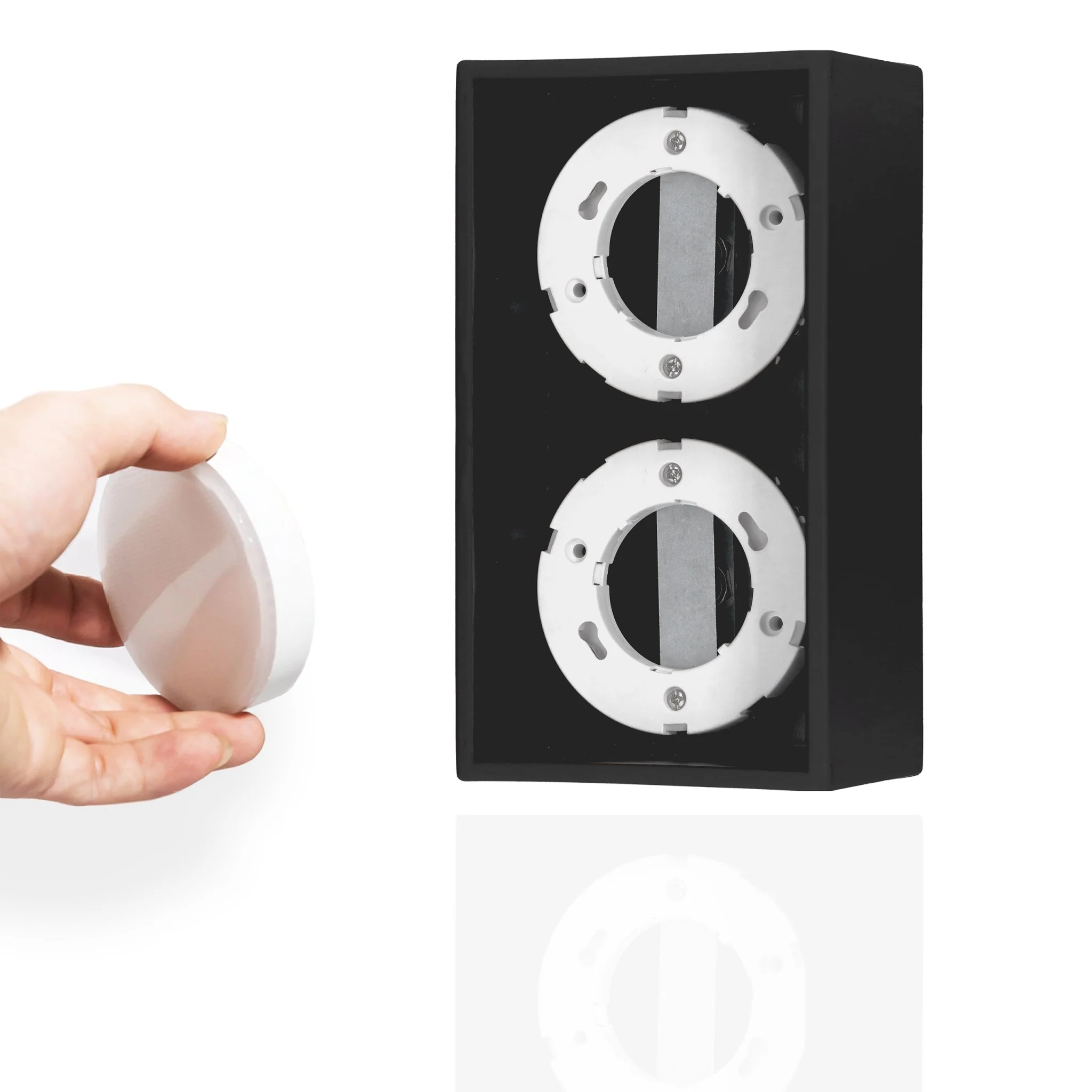 LED's Light Cube LED Plafondlamp - 2 lichtpunten - Draaibaar licht - Staal - 20 x 8 cm - Zwart - Image 5