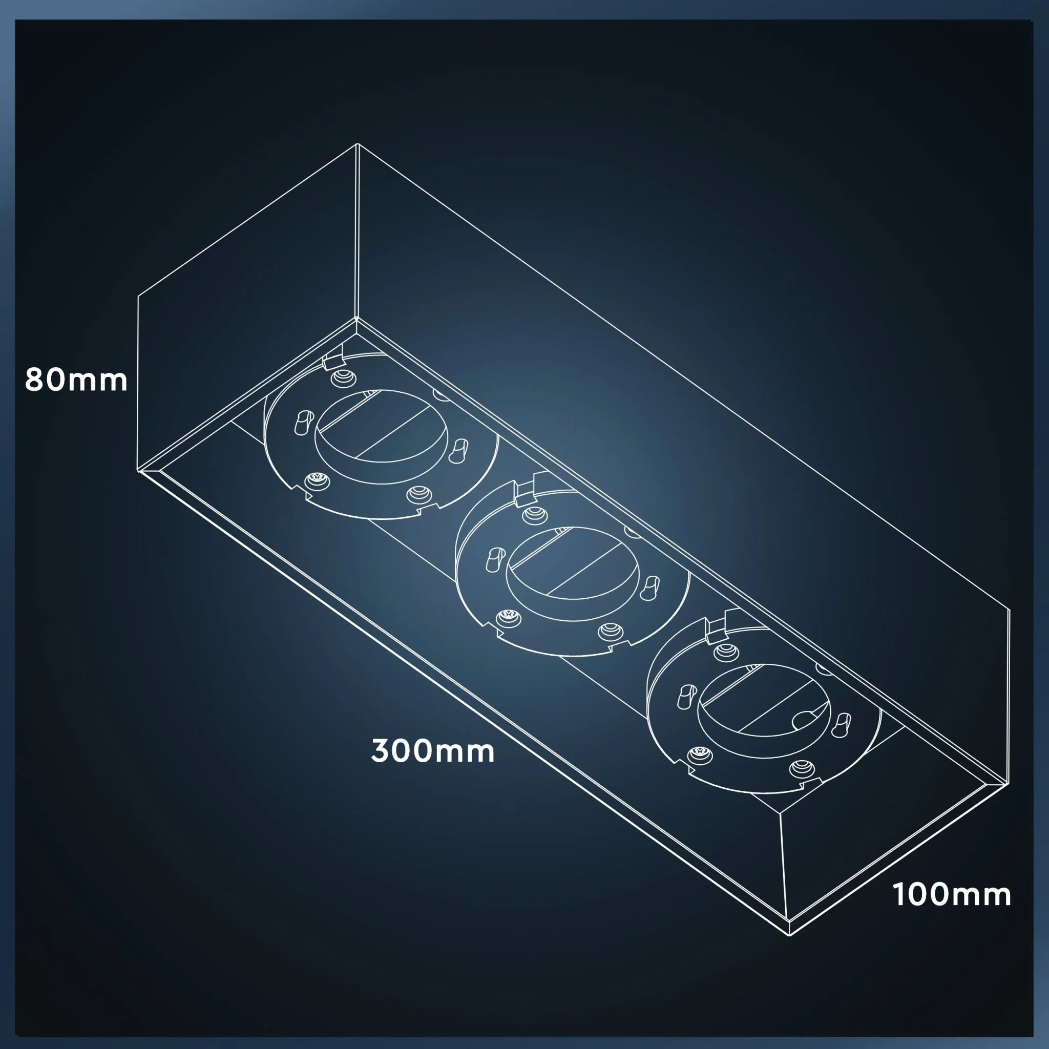 LED's Light Cube LED Plafondlamp - 3 lichtpunten - Draaibaar licht - Staal - 30 x 8 cm - Wit - Image 5