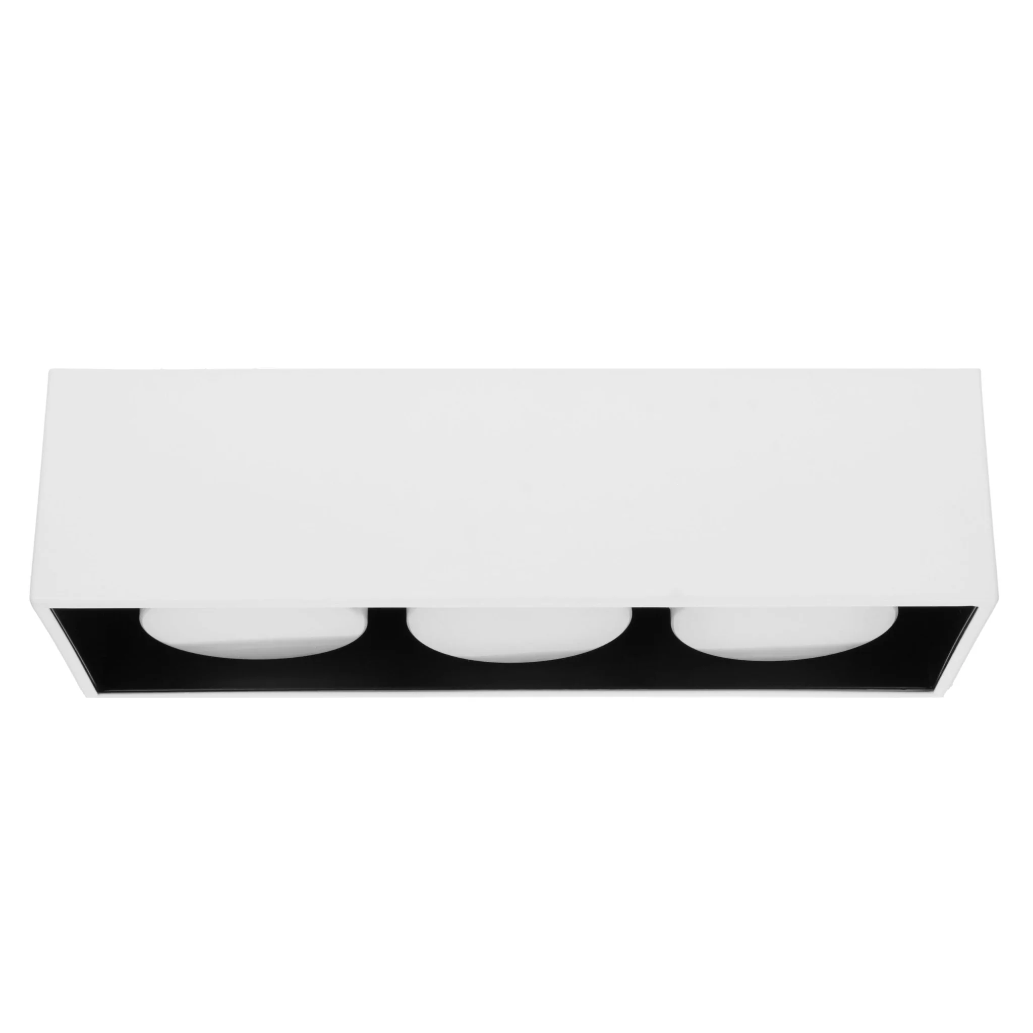 LED's Light Cube LED Plafondlamp - 3 lichtpunten - Draaibaar licht - Staal - 30 x 8 cm - Wit - Image 8