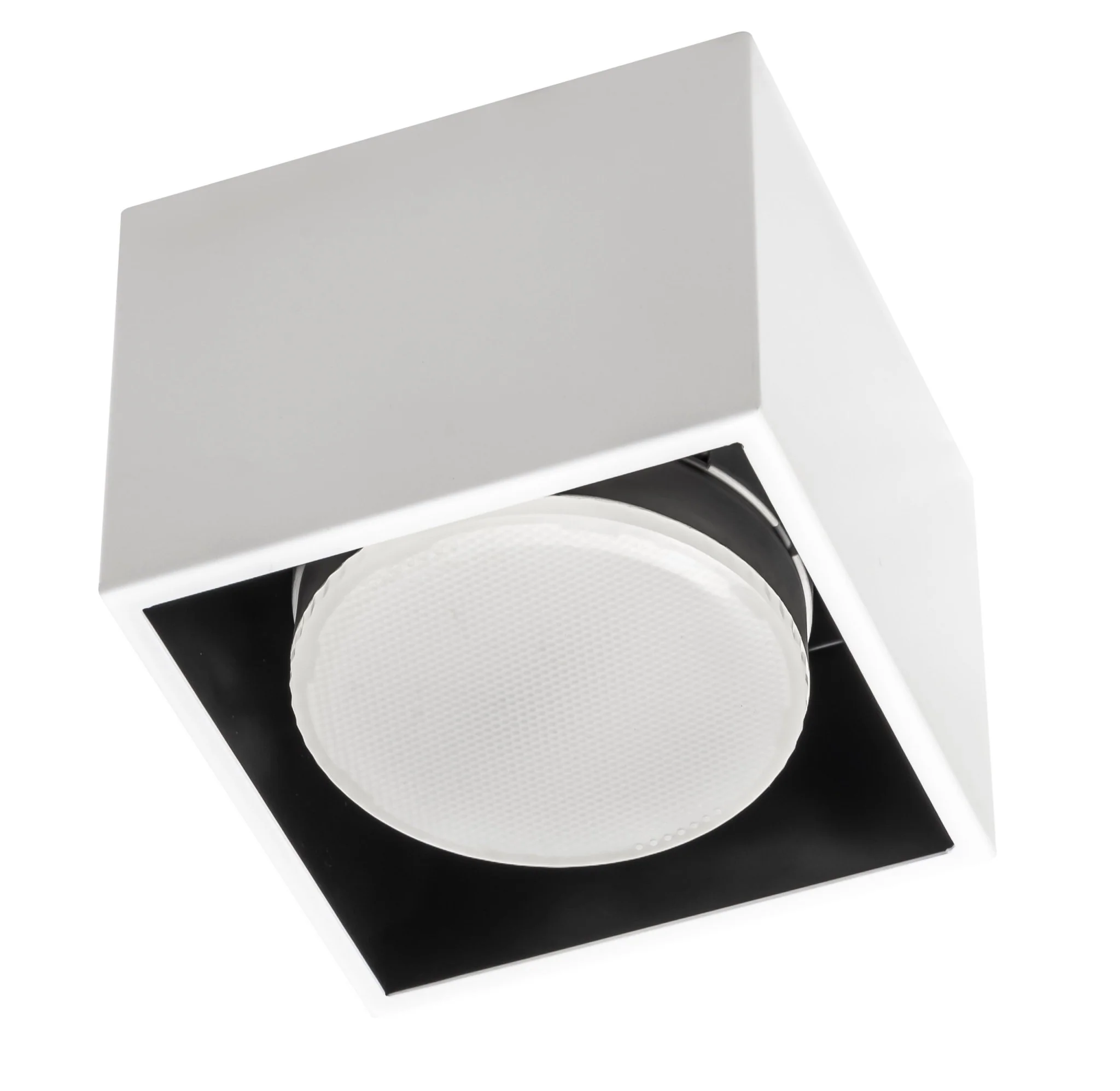 LED's Light Cube LED Plafondlamp - 1 lichtpunt - Draaibaar licht - Staal - 10 x 8 cm - Wit - Image 6
