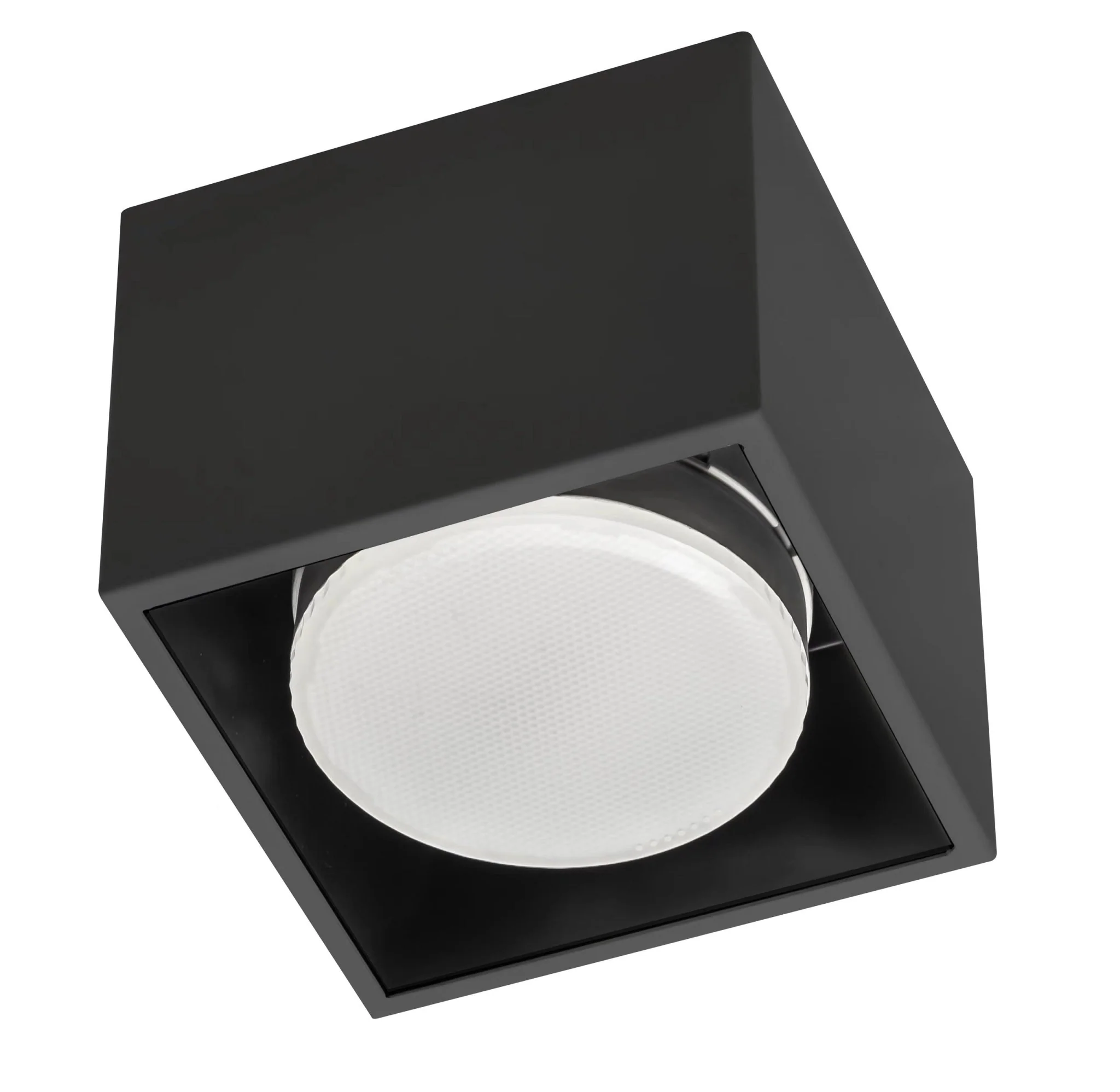 Cube Plafonniere met 1 lichtpunt - Draaibaar licht - Staal - 10 x 8 cm - Zwart - Image 4
