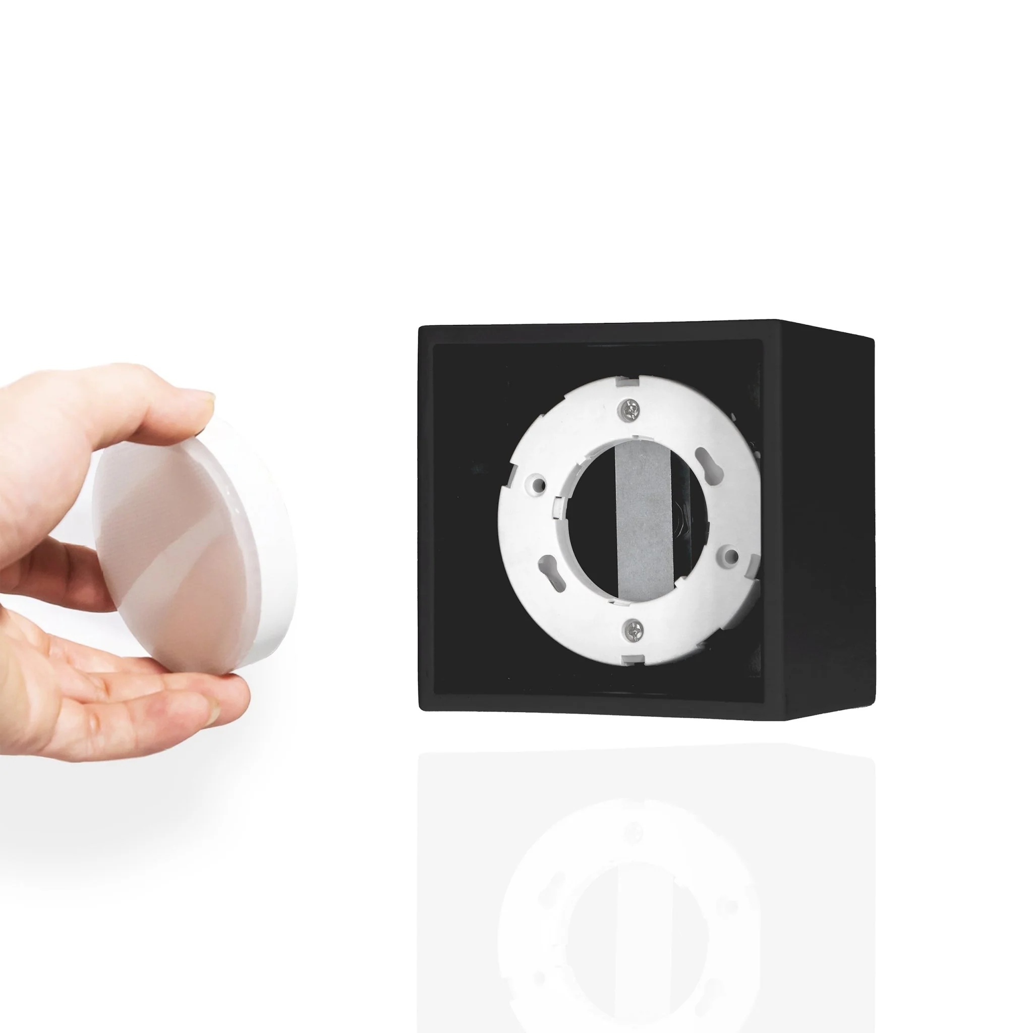Cube Plafonniere met 1 lichtpunt - Draaibaar licht - Staal - 10 x 8 cm - Zwart - Image 5