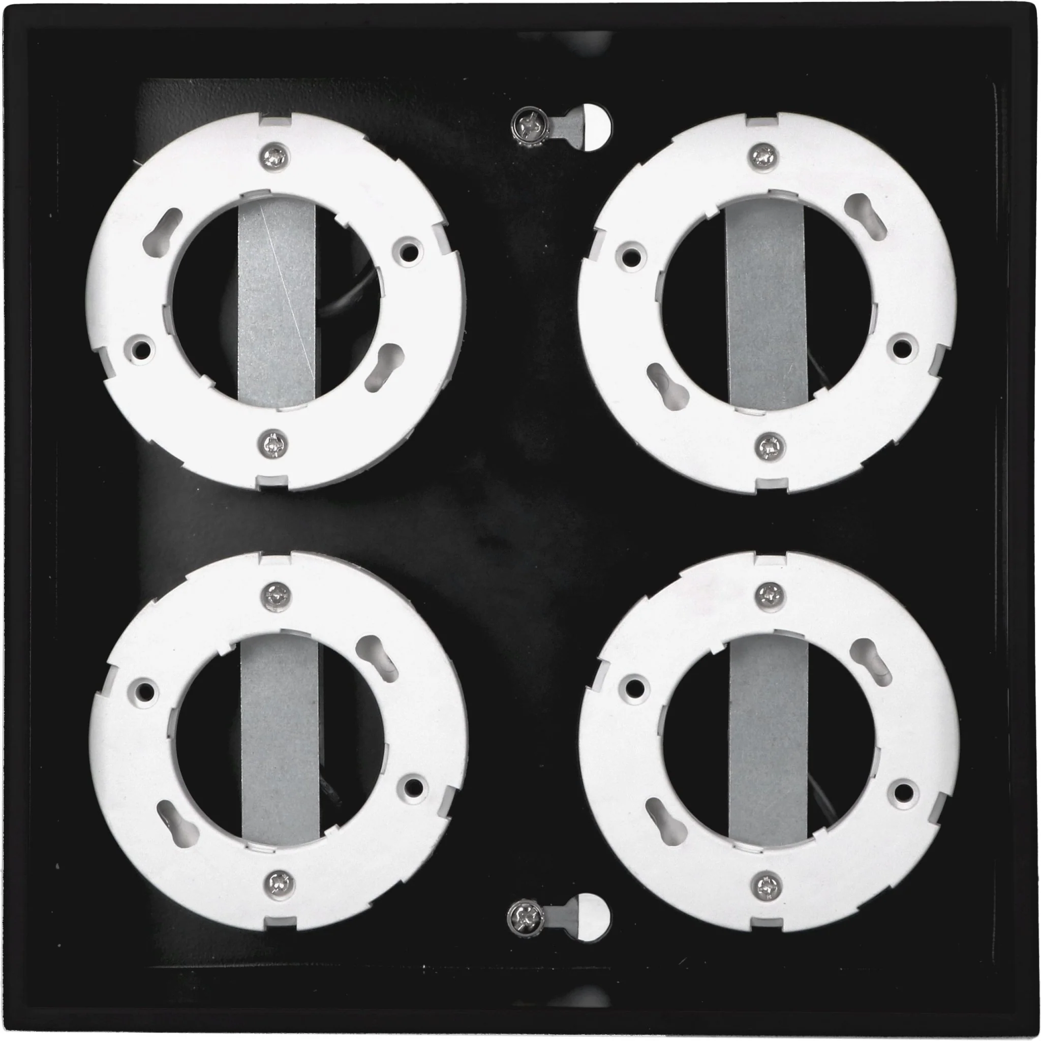 LED's Light Cube LED Plafondlamp - 4 lichtpunten - Draaibaar licht - Staal - 20 x 20 cm - Zwart - Image 5