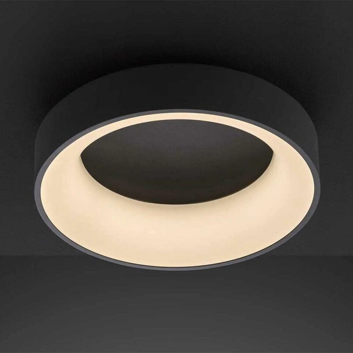 Deco Plafondlamp zwart Ø 45 cm met afstandsbediening - Dimbaar wit licht - Achtergrondverlichting - Image 3