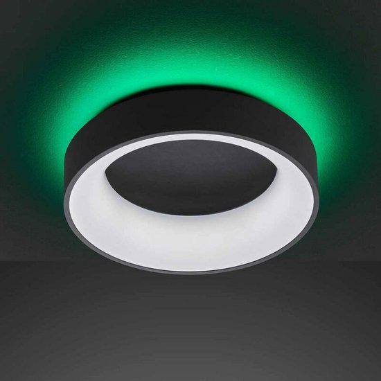 Deco Plafondlamp zwart Ø 45 cm met afstandsbediening - Dimbaar wit licht - Achtergrondverlichting - Image 5