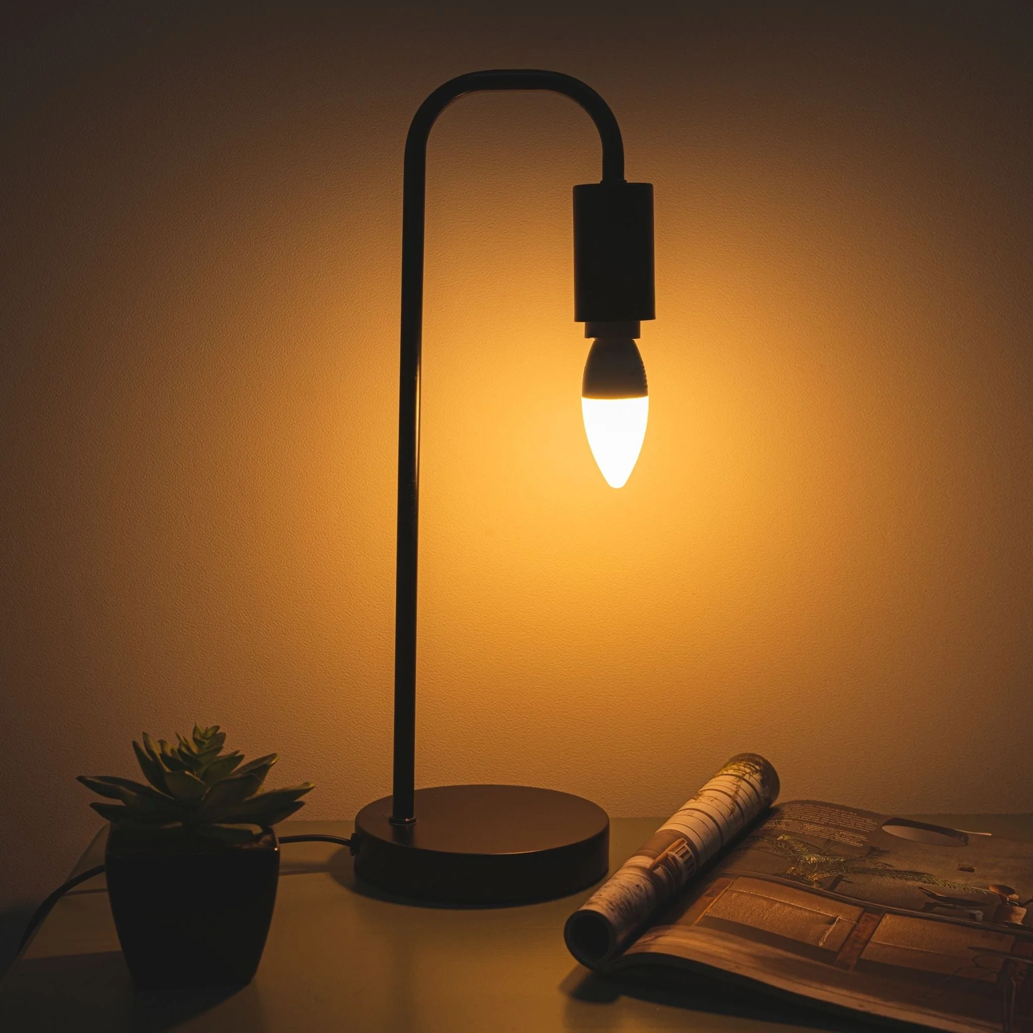 Proventa Dimbare LED Lamp E14 - Lichtkleur dimbaar naar extra warm wit licht - 1 x Kaars lamp - Image 2