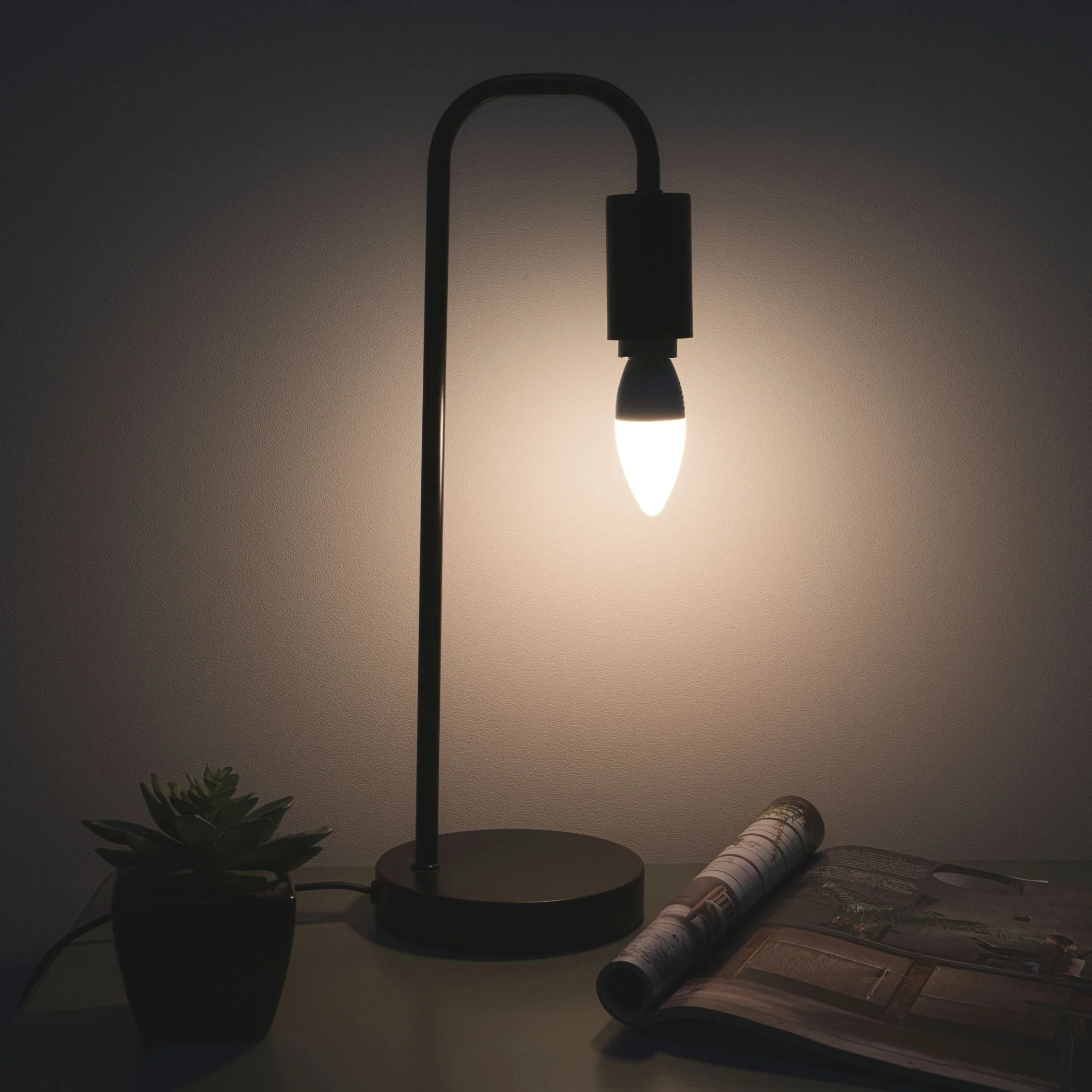 Proventa Dimbare LED Lamp E14 - Lichtkleur dimbaar naar extra warm wit licht - 1 x Kaars lamp - Image 3