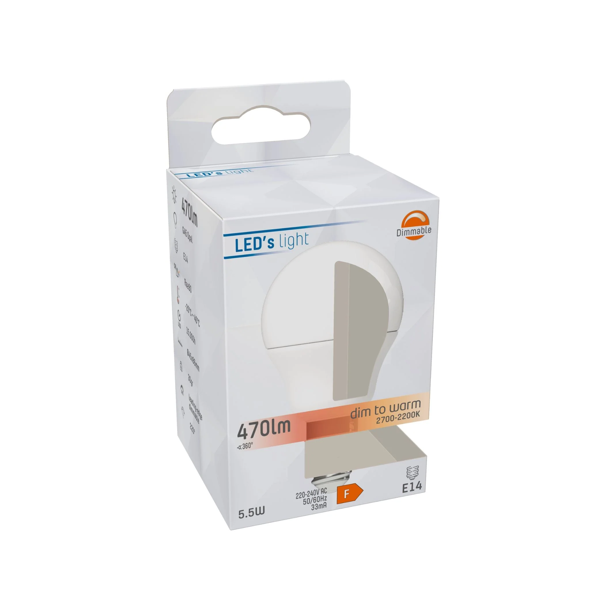 Dimbare LED Lamp E14 - Dimbaar naar extra warm wit - 1 lamp - Image 2